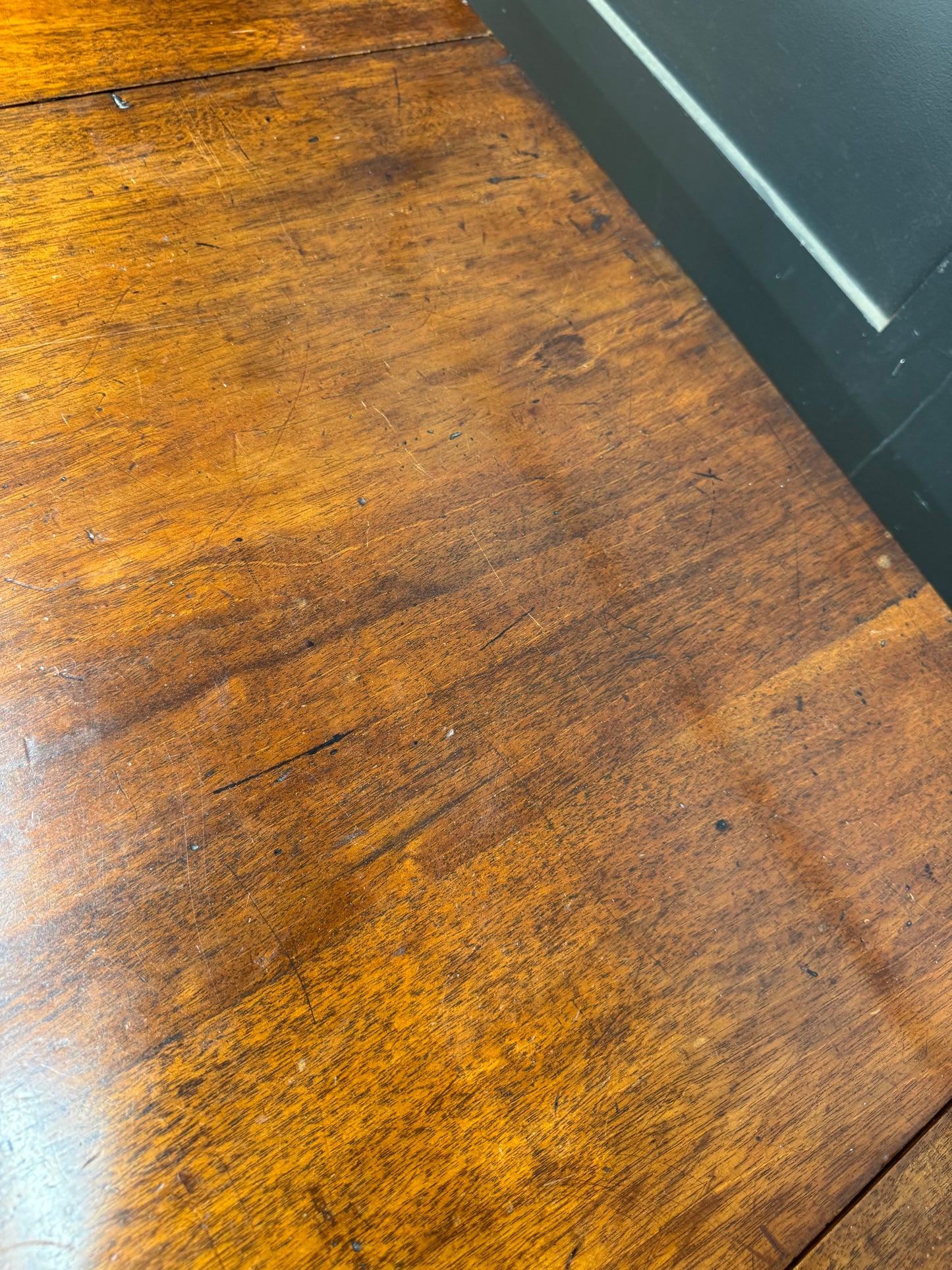 Victorian Mahogany Drop Leaf Supper Table Kitchen Dining Console Sideboard Table