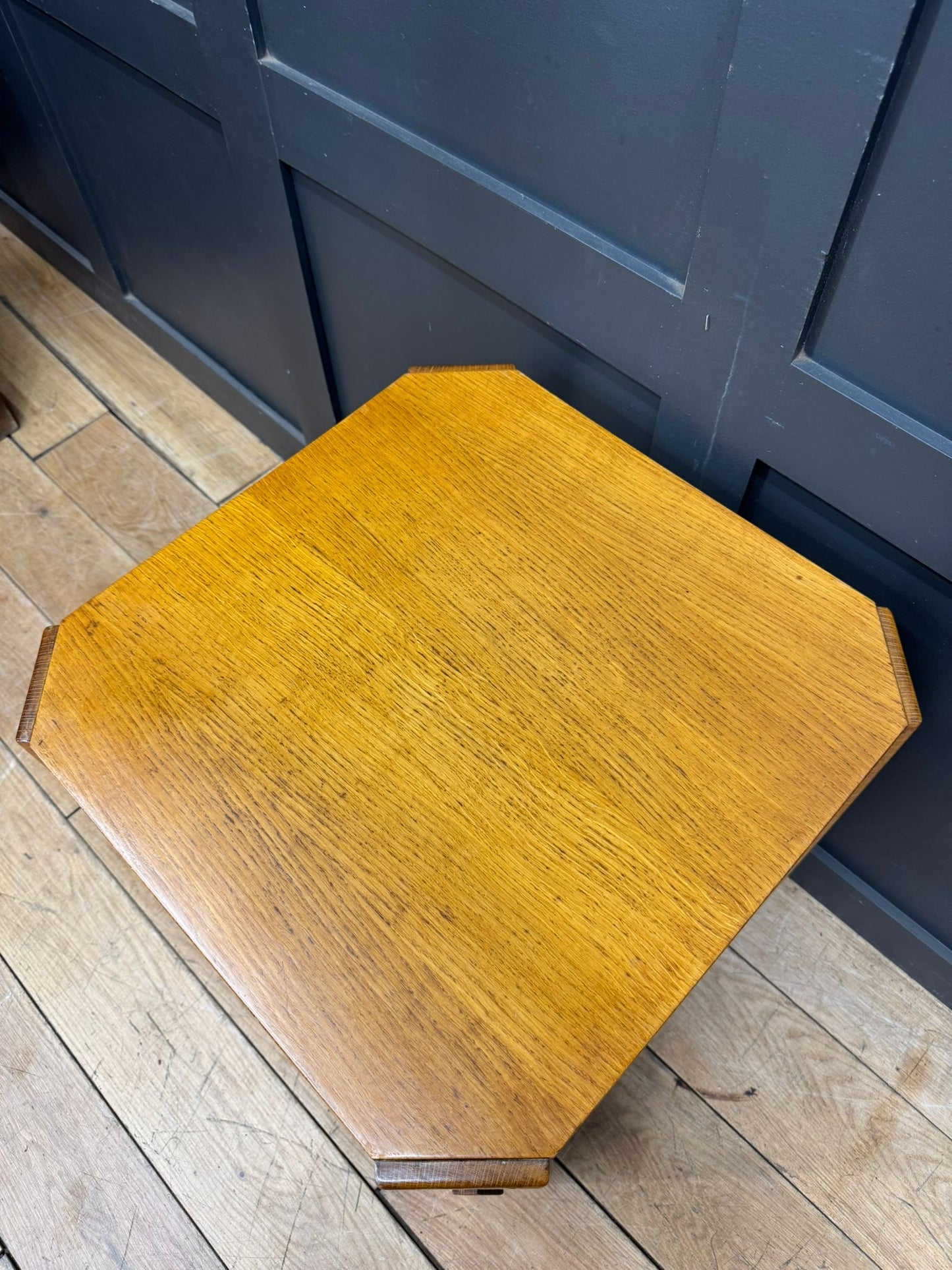 1930s Art Deco Oak Side Table – Occasional Table - Lamp Coffee Table