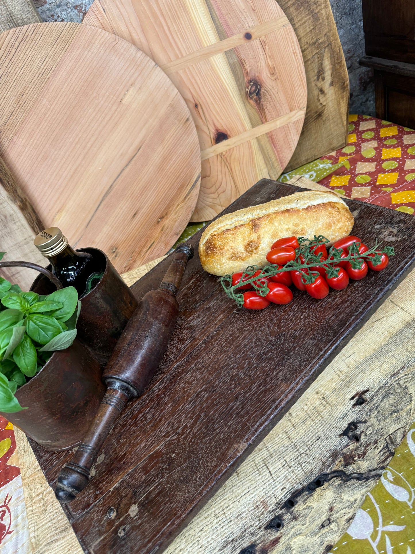 Wooden Pata Board Platter / Fruit Bread Antipasti Pizza Board Tray  / Display  E