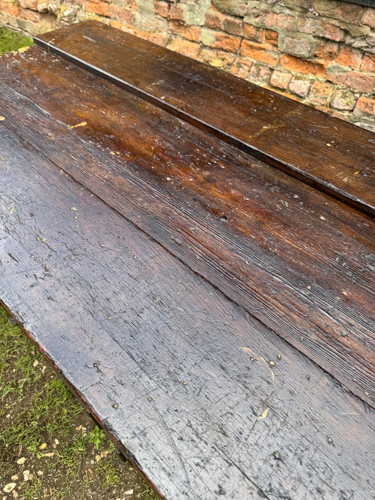 Antique Carpenter’s Workbench Industrial Kitchen Island Sideboard Cupboard Table