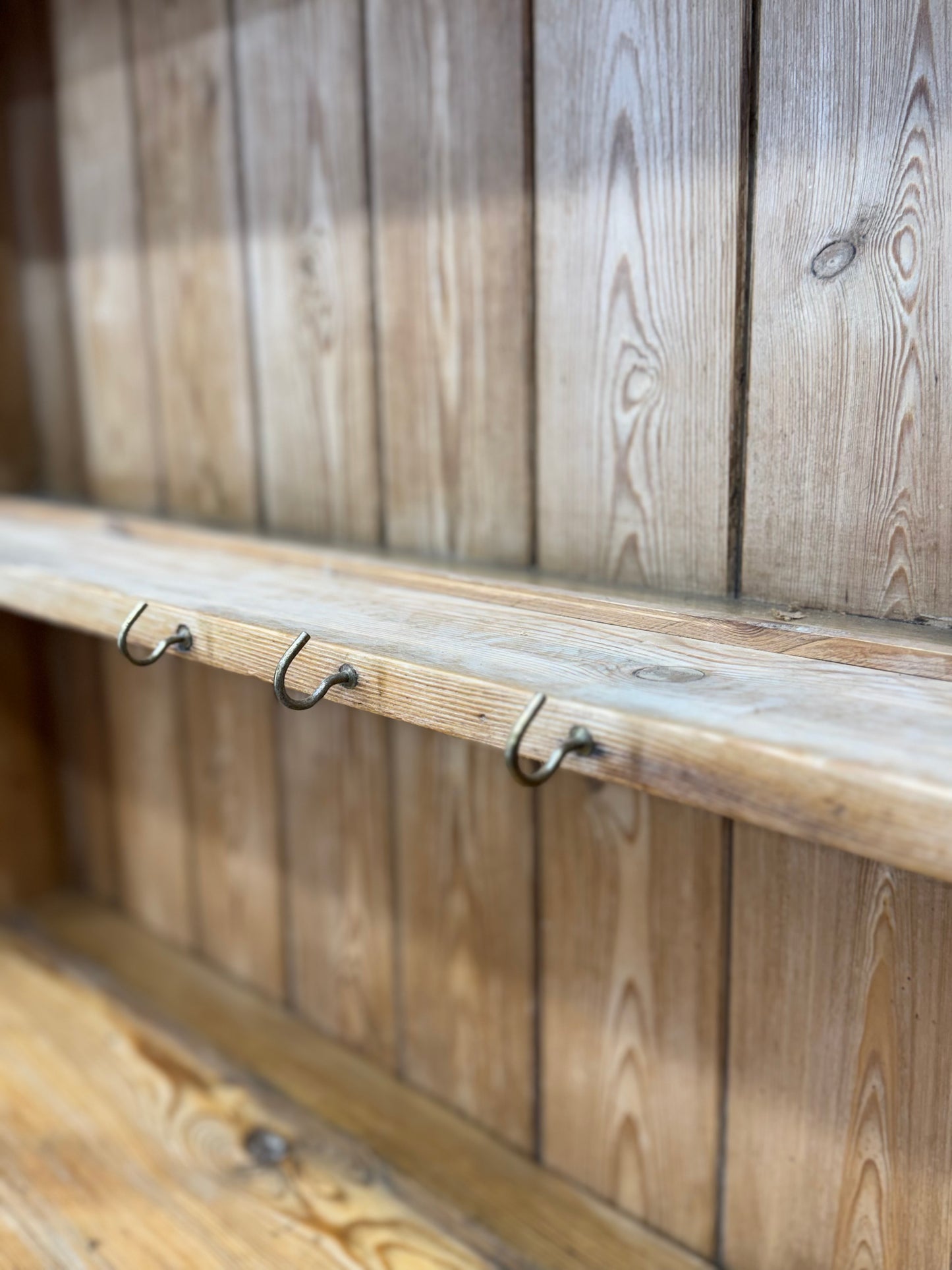 Antique Pine Kitchen Dresser Cabinet Cupboard Storage Pantry Drawers Shelves