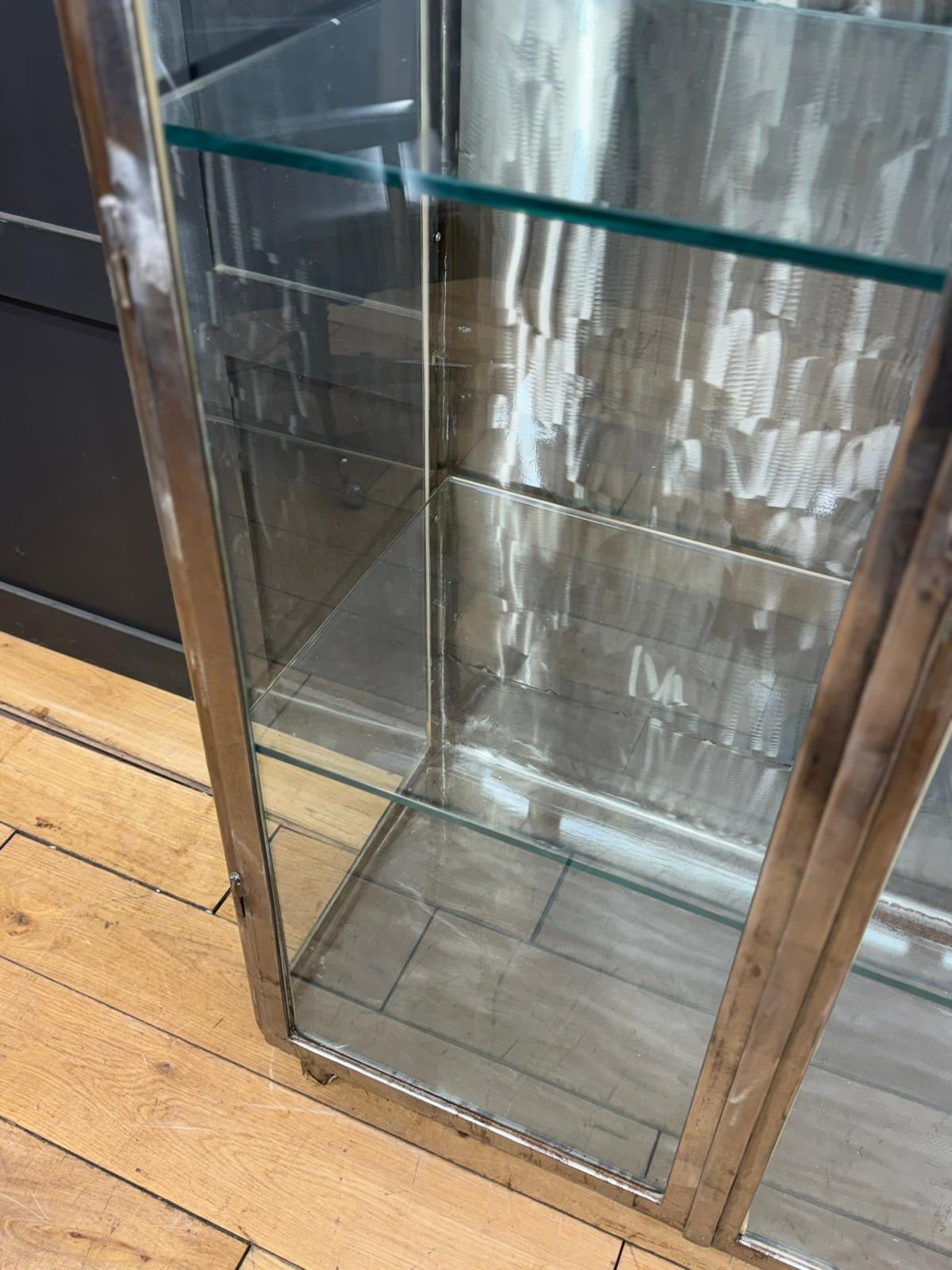 Industrial Medical Display Double Cabinet – Shop Display / Apothecary Bathroom