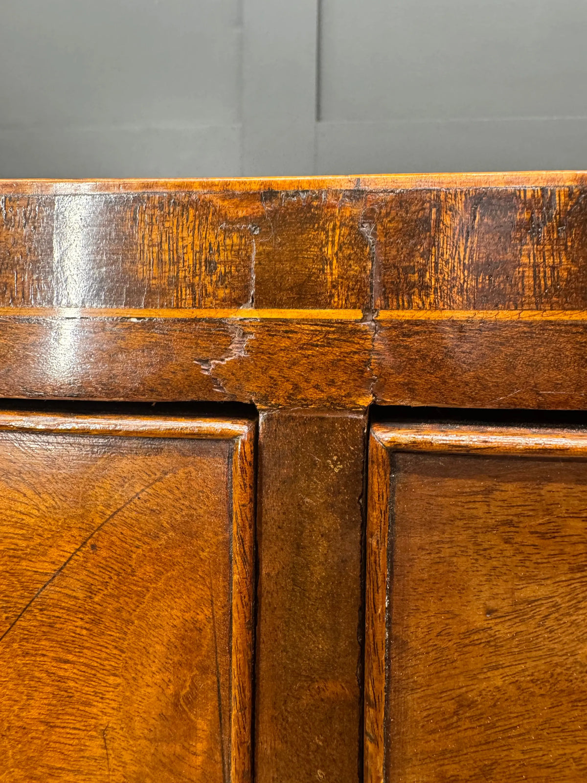Antique Regency Mahogany Bow Front Chest Drawers Georgian Inlaid Bedroom