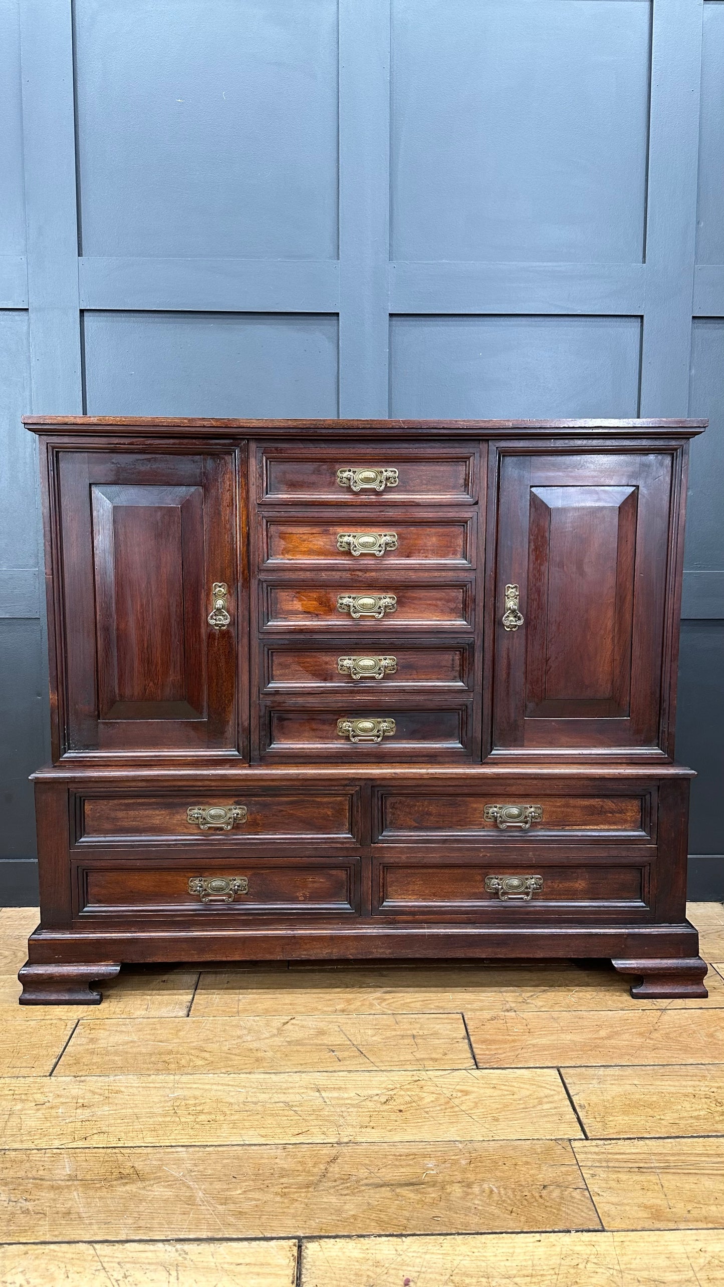 Victorian Sideboard / Antique Mahogany Chest Of Drawers / Antique Chest