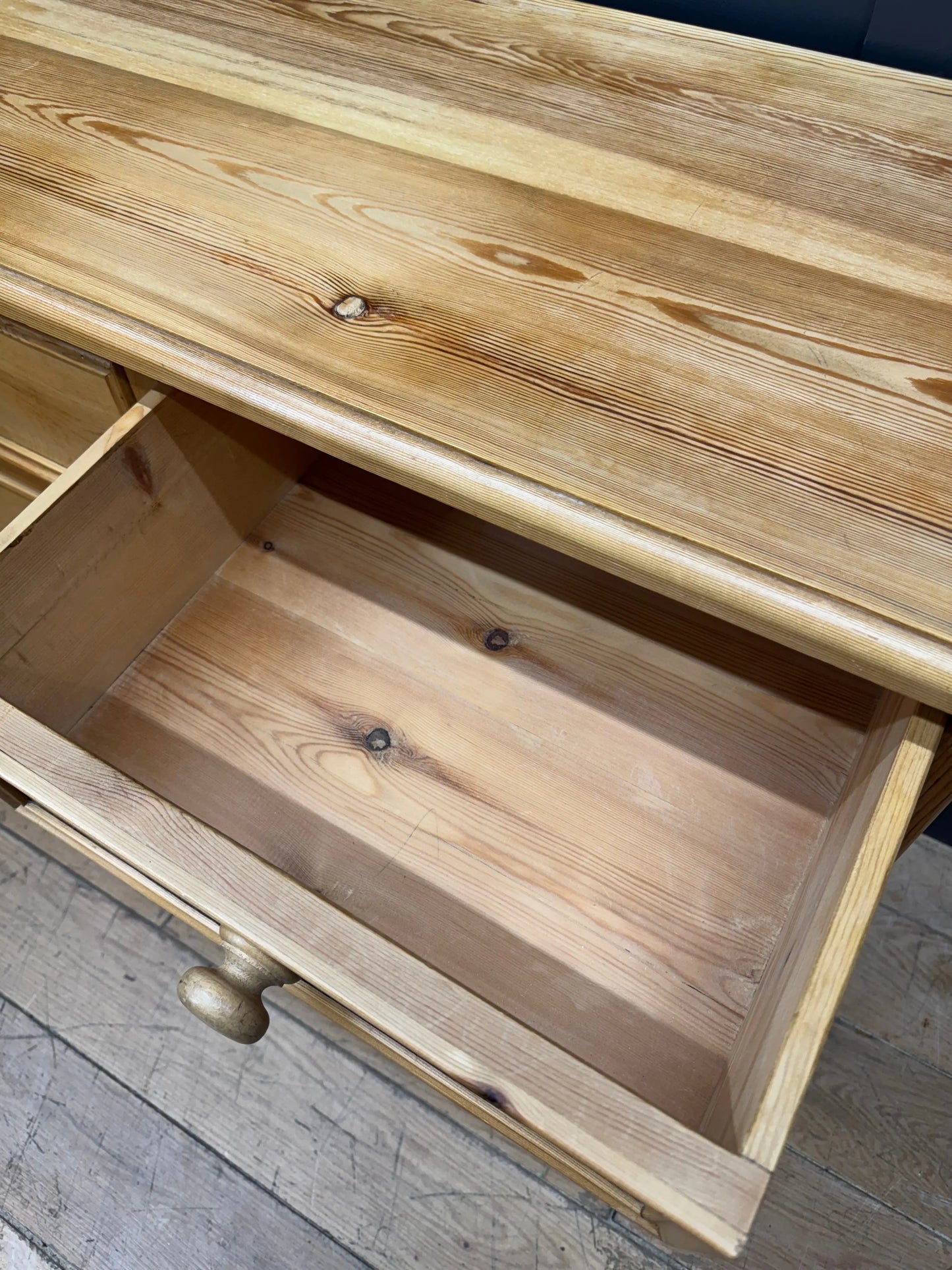 Small Solid Pine Chest of Drawers Rustic Country Farmhouse Bedroom Storage