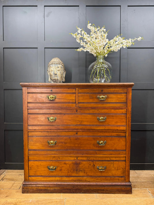 Antique Large Walnut Chest of Drawers Bedroom Storage Furniture Country House RUSTIC WAREHOUSE NORFOLK
