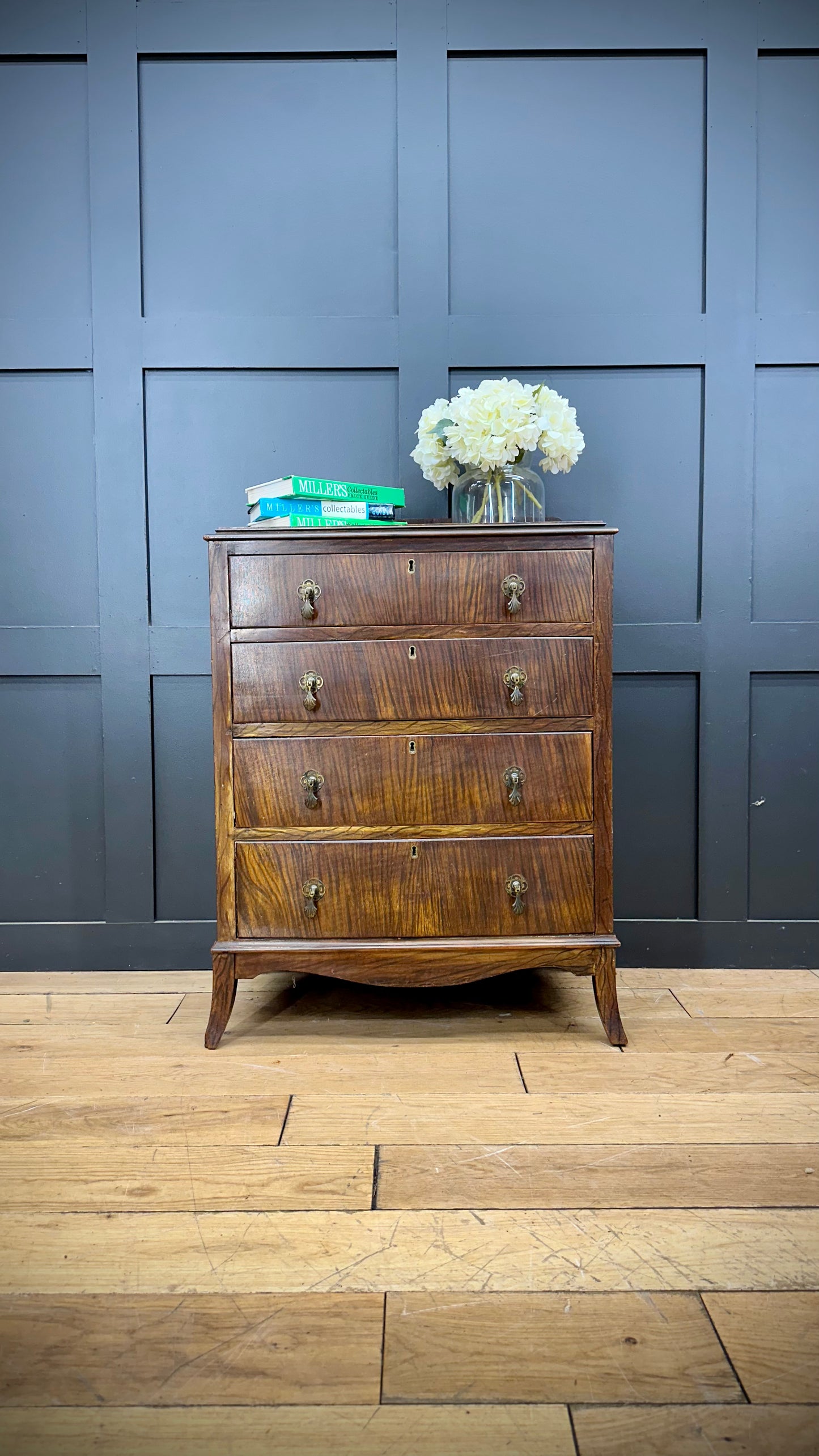 Antique  Chest Of Drawers / Jas Shoolbred Drawers / Rustic Drawers / Bedroom Storage