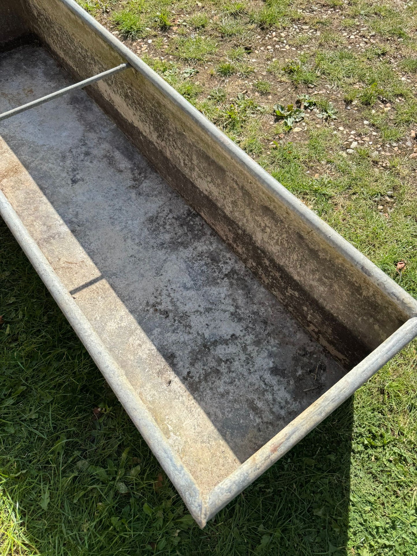 Reclaimed Galvanised Trough Large Planter /  Raised Flower Bed Plant Tree Pot E2