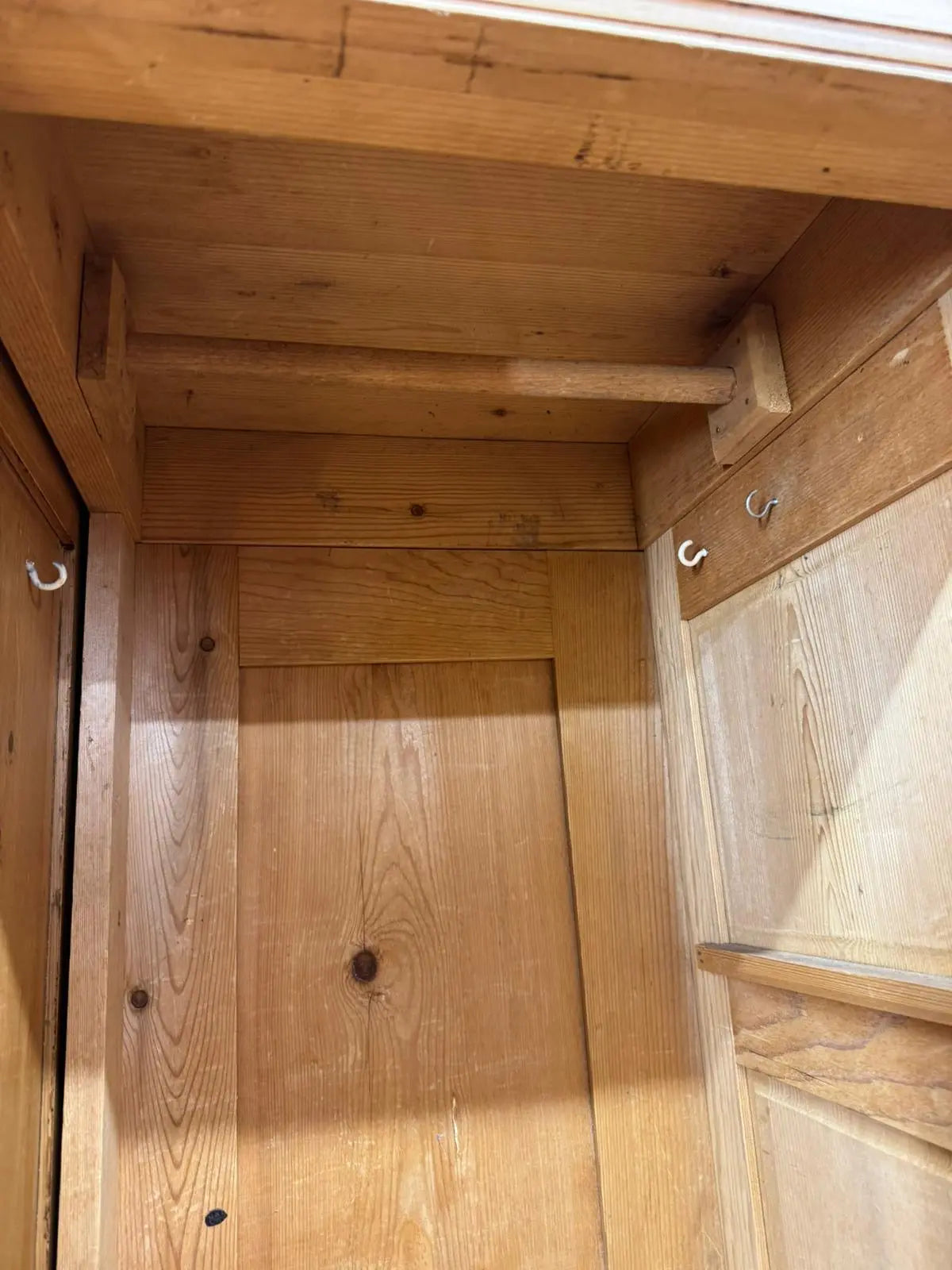 Victorian Pine Triple Wardrobe / Knock-Down Linen Press Style RUSTIC WAREHOUSE NORFOLK