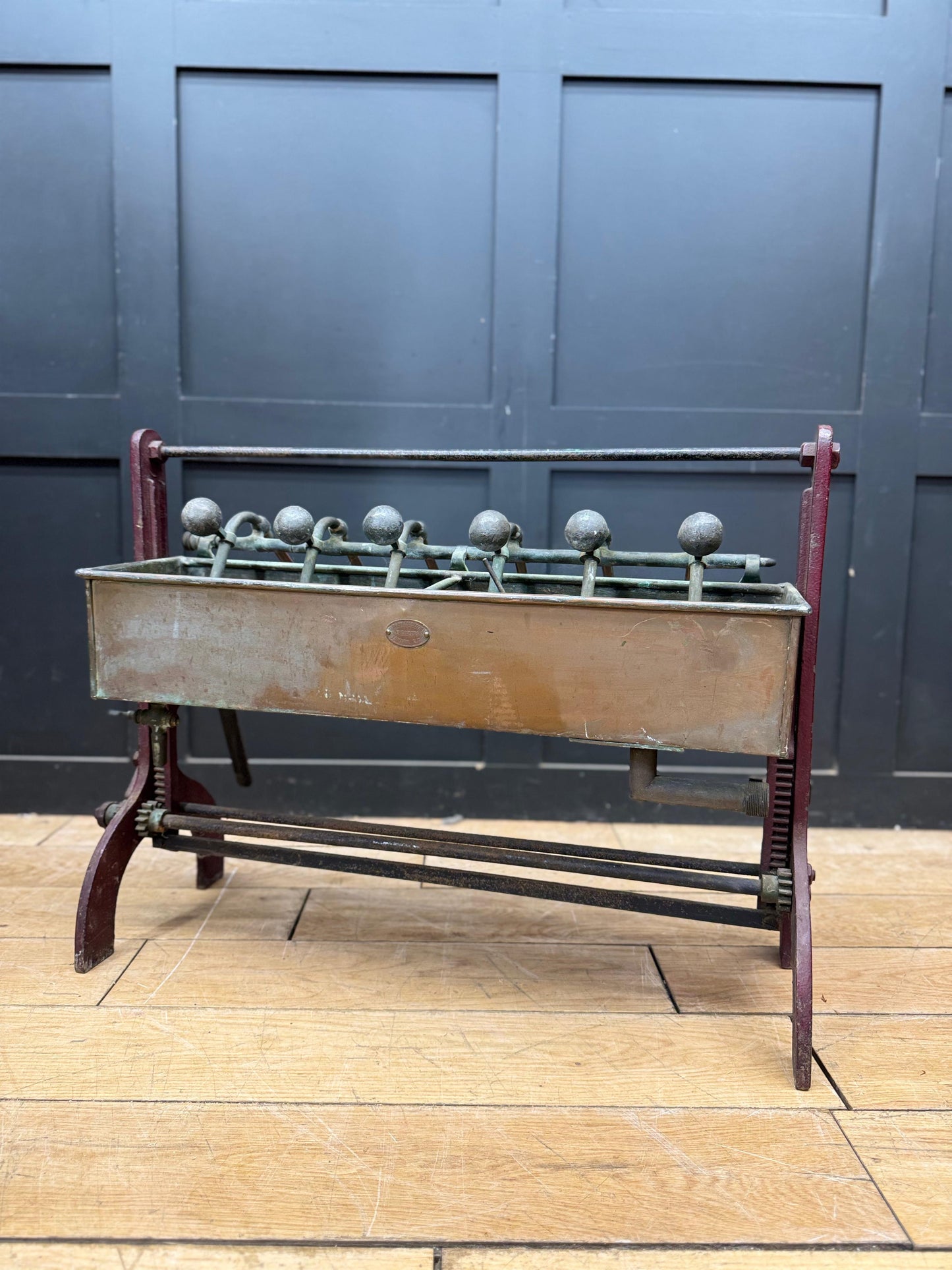 Antique Farrow & Jackson 6 Head Bottle Filler Bar Decor Wine Display