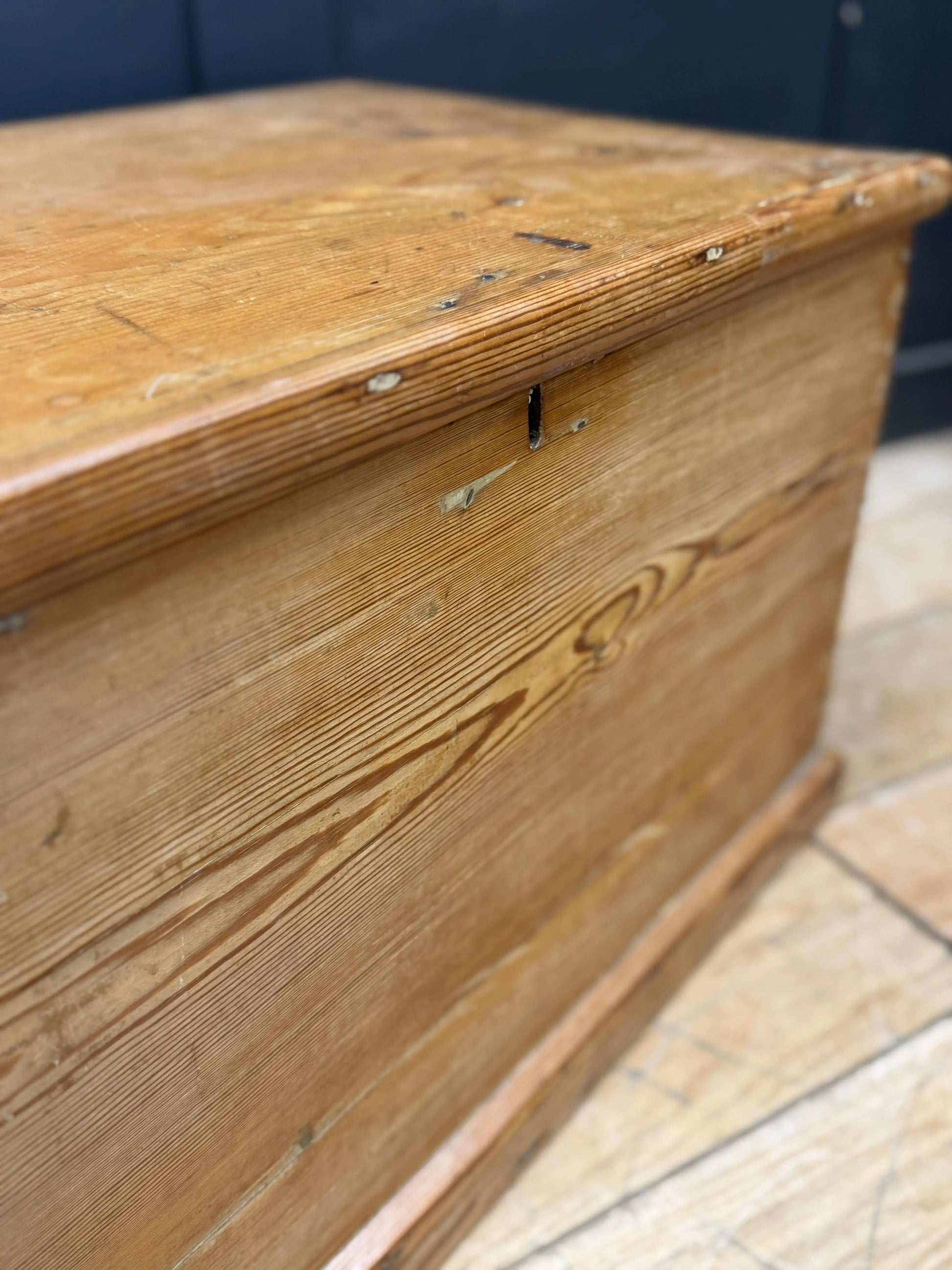 Antique Old Pine Storage Chest Blanket Box Coffee Table Trunk Bedroom Storage RUSTIC WAREHOUSE NORFOLK