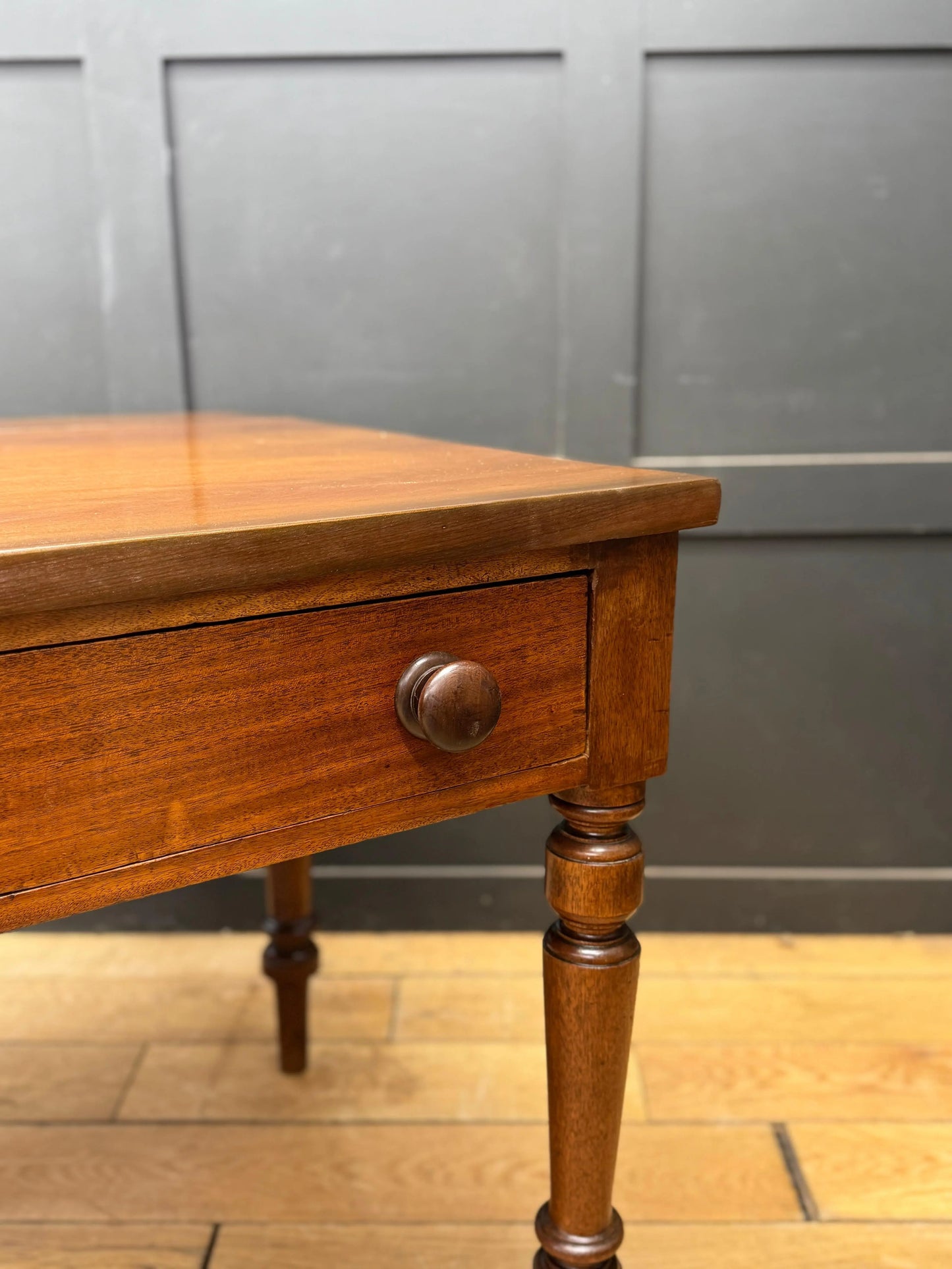 Victorian Mahogany Desk Table Kitchen Work Table /Drop Leaf Drawer Writing Table RUSTIC WAREHOUSE NORFOLK