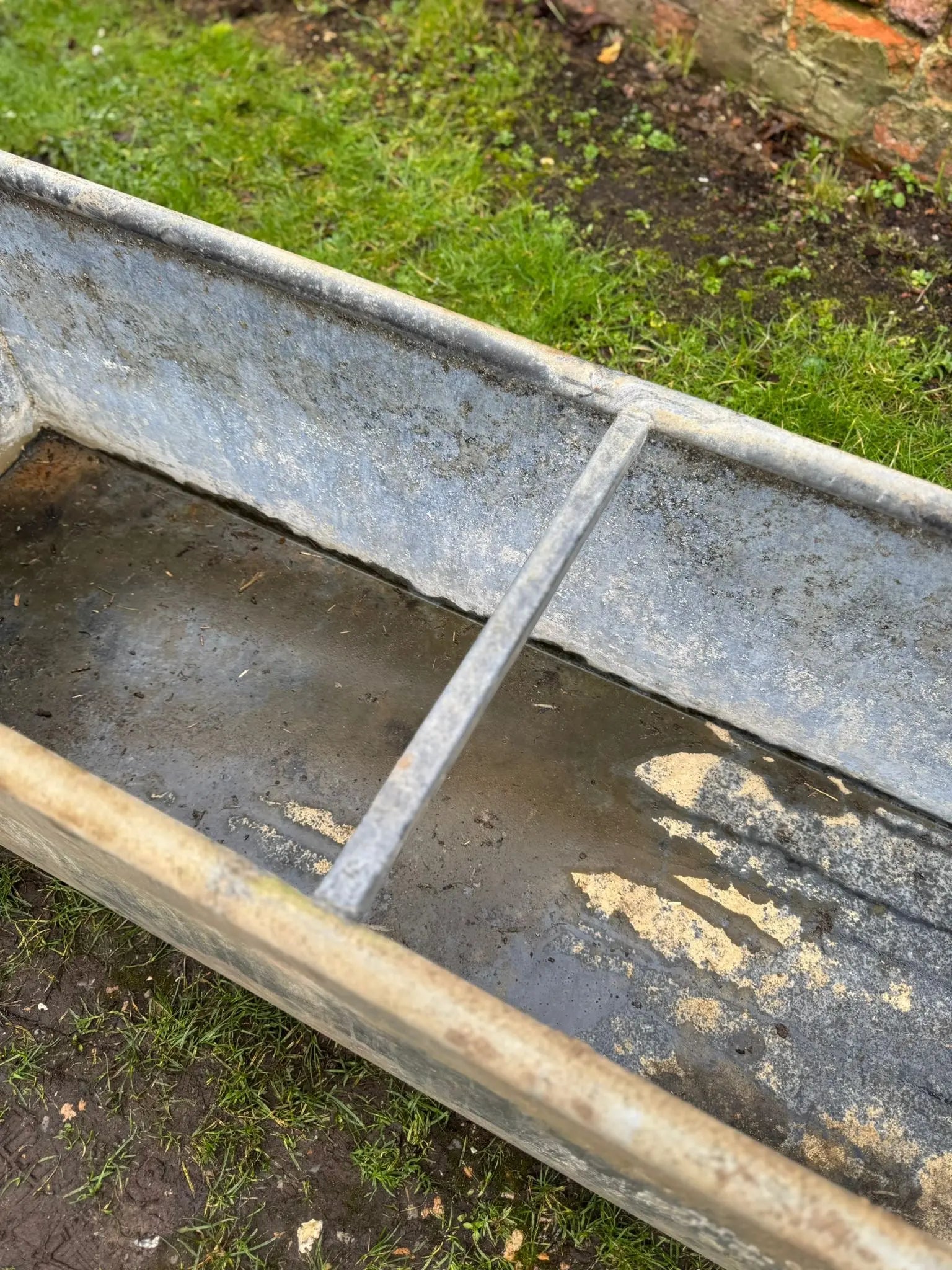 Reclaimed Galvanised Trough Large Planter /  Raised Flower Bed Plant Tree Pot Z3 RUSTIC WAREHOUSE NORFOLK