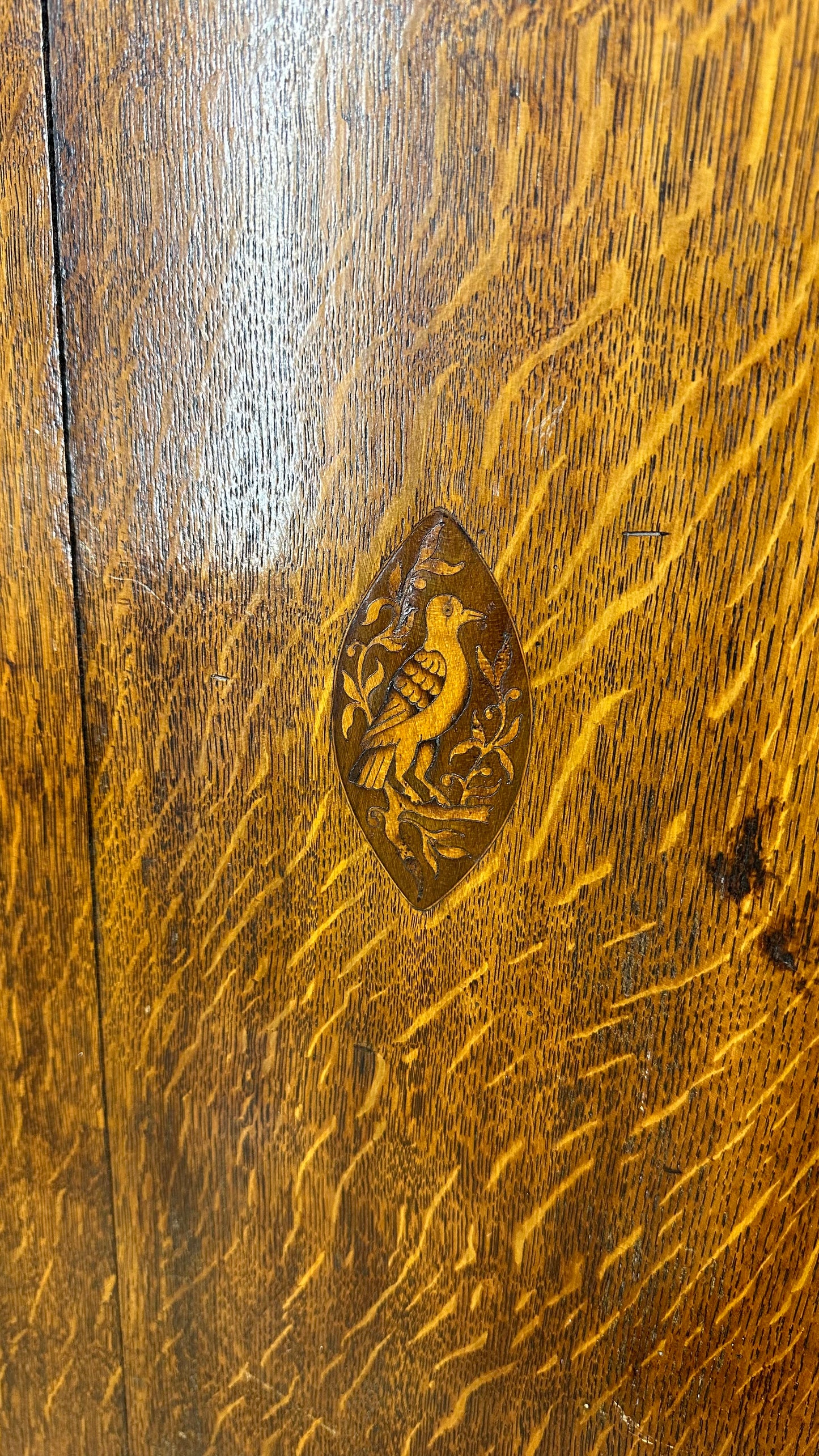 Antique Corner Cupboard / Solid Oak / Georgian Corner Cabinet / George III