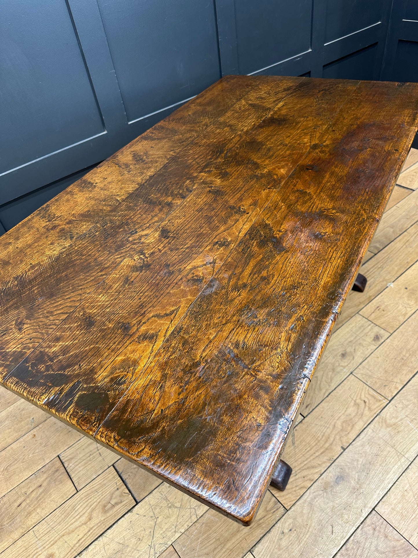 Vintage Refectory Table  / Oak Dining Table / Antique Farmhouse Kitchen Table