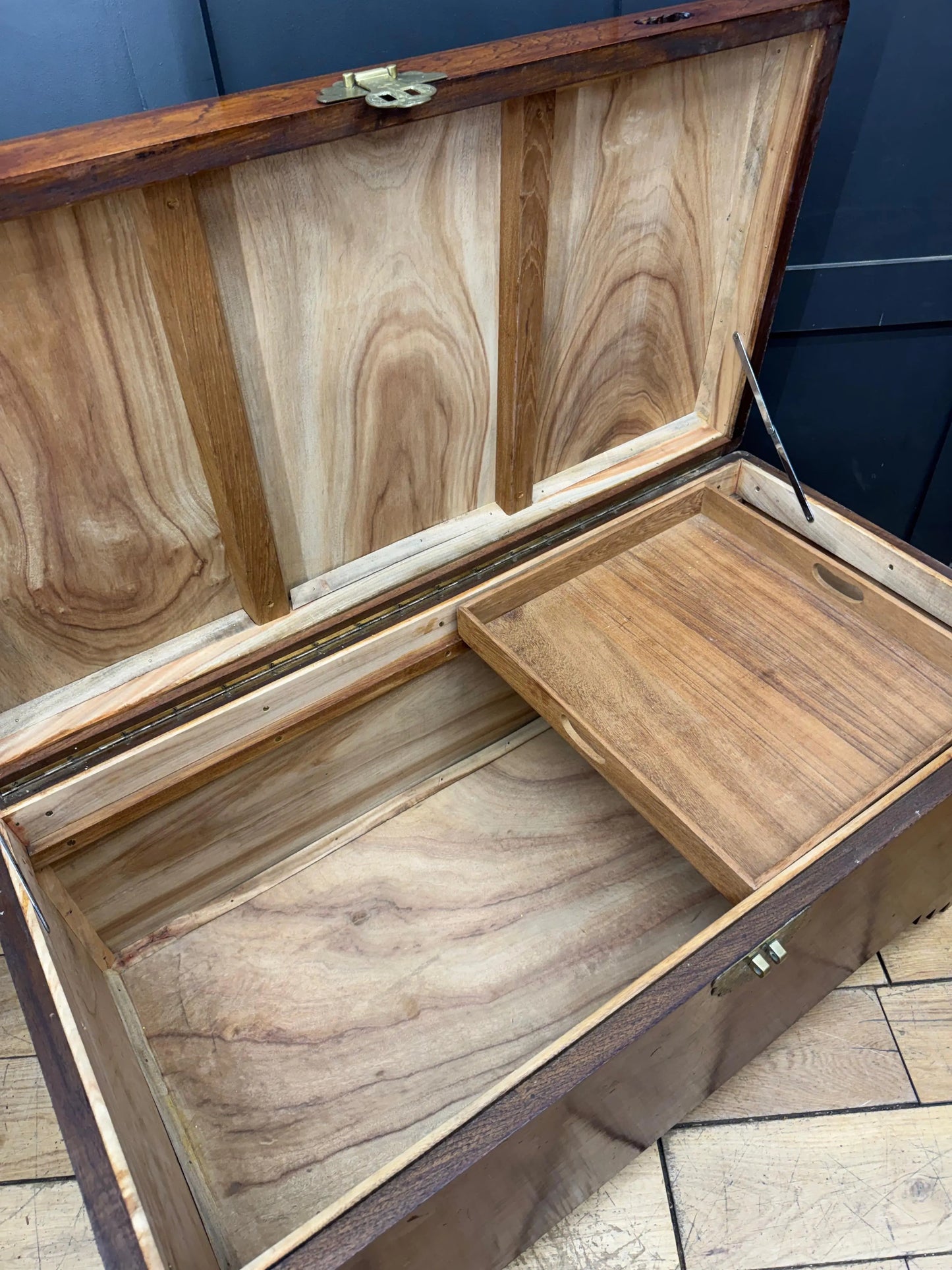 Chinese Camphor Wood Blanket Box Trunk Chest Coffee Table Lockable Storage RUSTIC WAREHOUSE NORFOLK