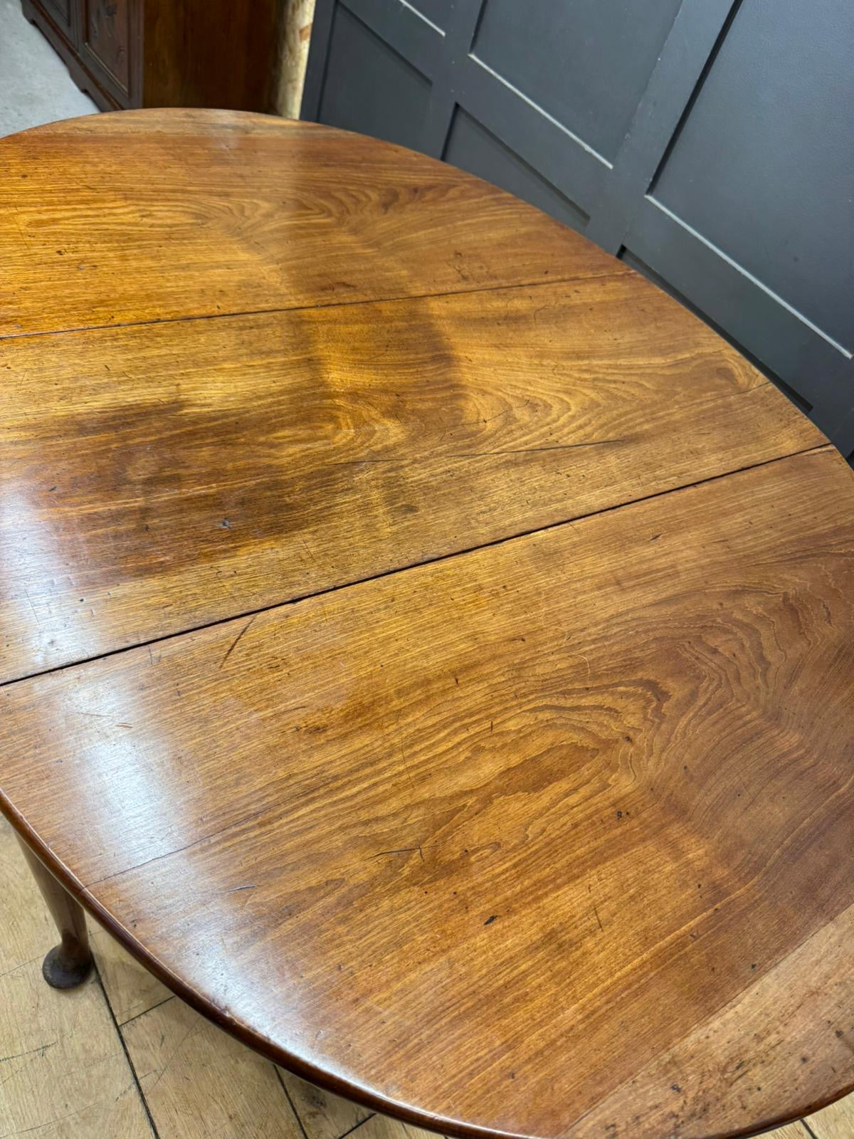 Georgian Extending Mahogany Table / Drop Leaf Sideboard Occasional Table