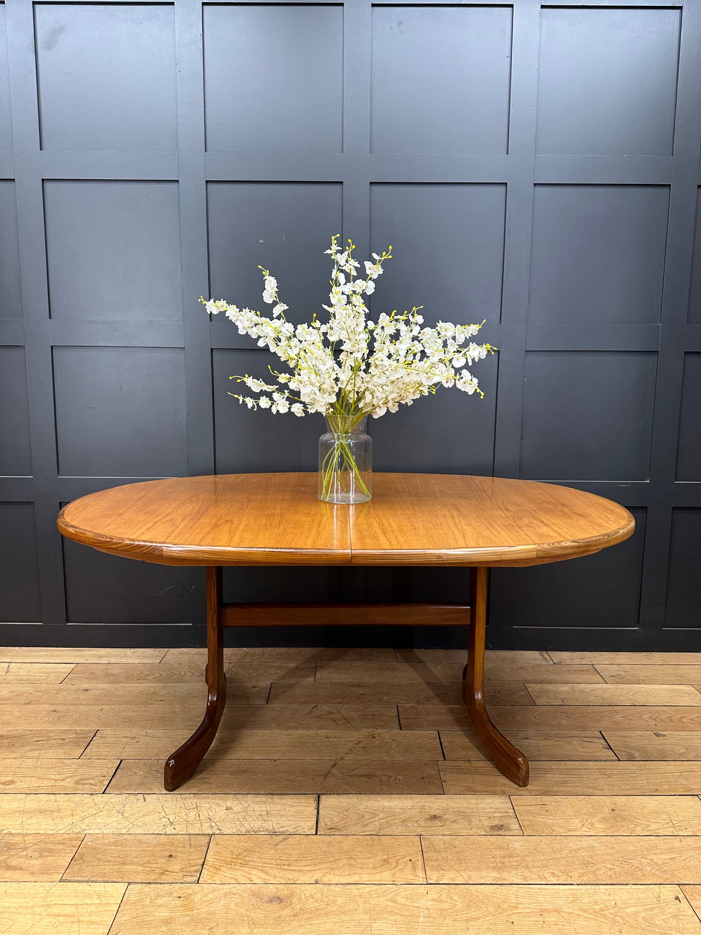 Mid Century G Plan Teak Dining Table / Fresco Extending Retro Kitchen Table