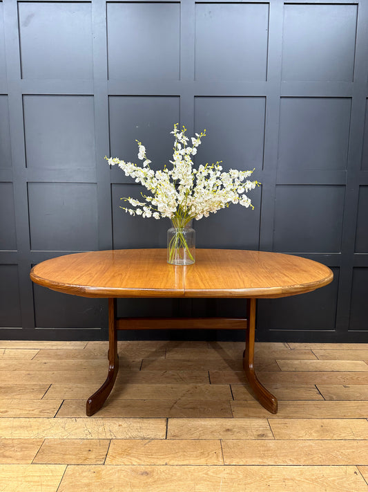 Mid Century G Plan Teak Dining Table / Fresco Extending Retro Kitchen Table