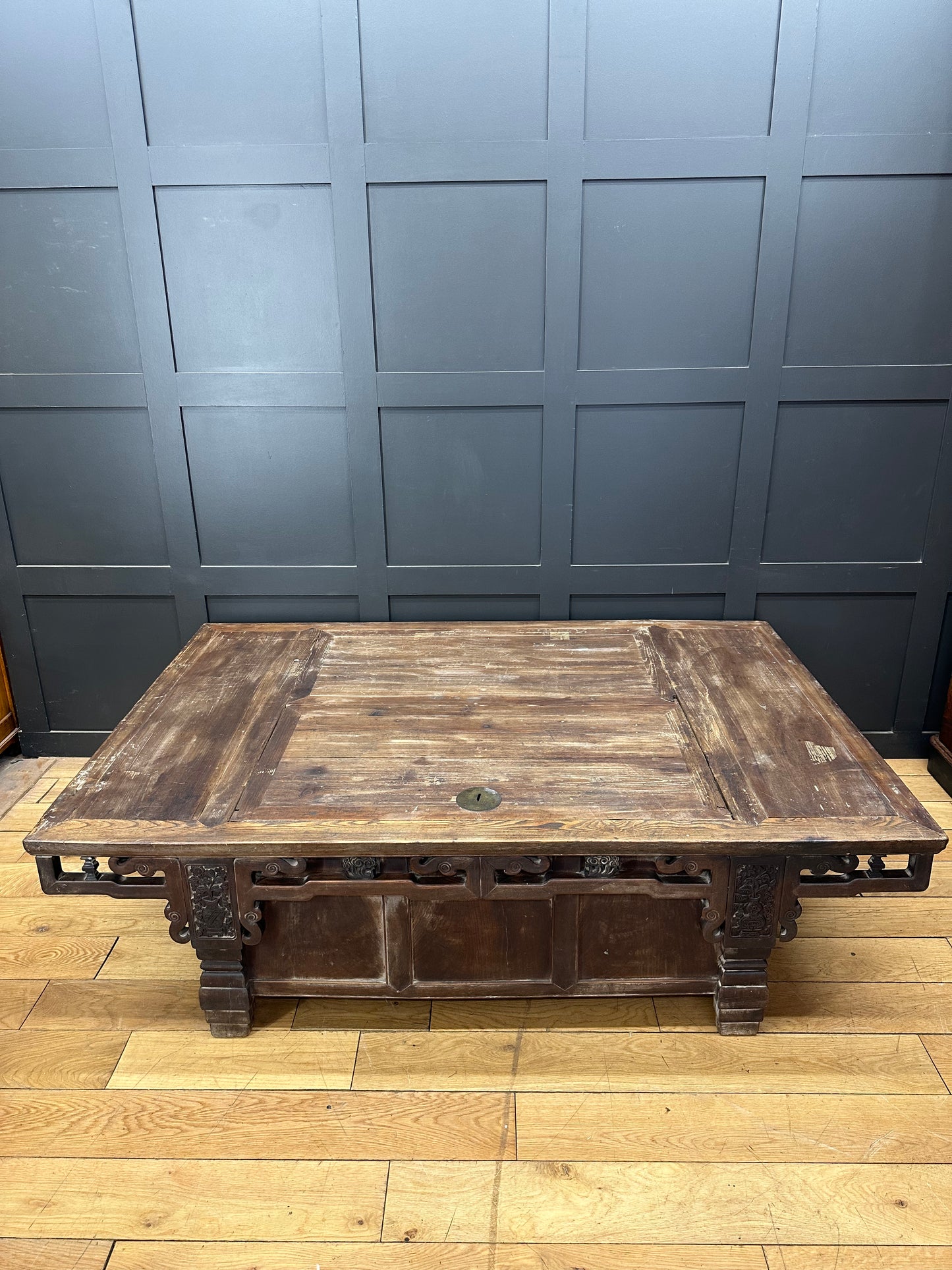 Large Antique Chinese Elm Coffee Table / Occasional Table  / Alter Table