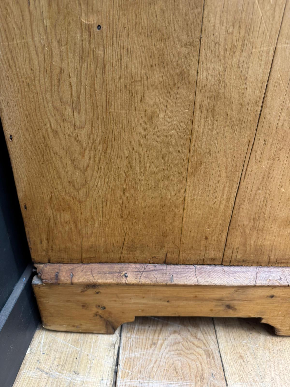 Late Victorian Rustic Pine Chest of Drawers | Antique Farmhouse Bedroom Storage