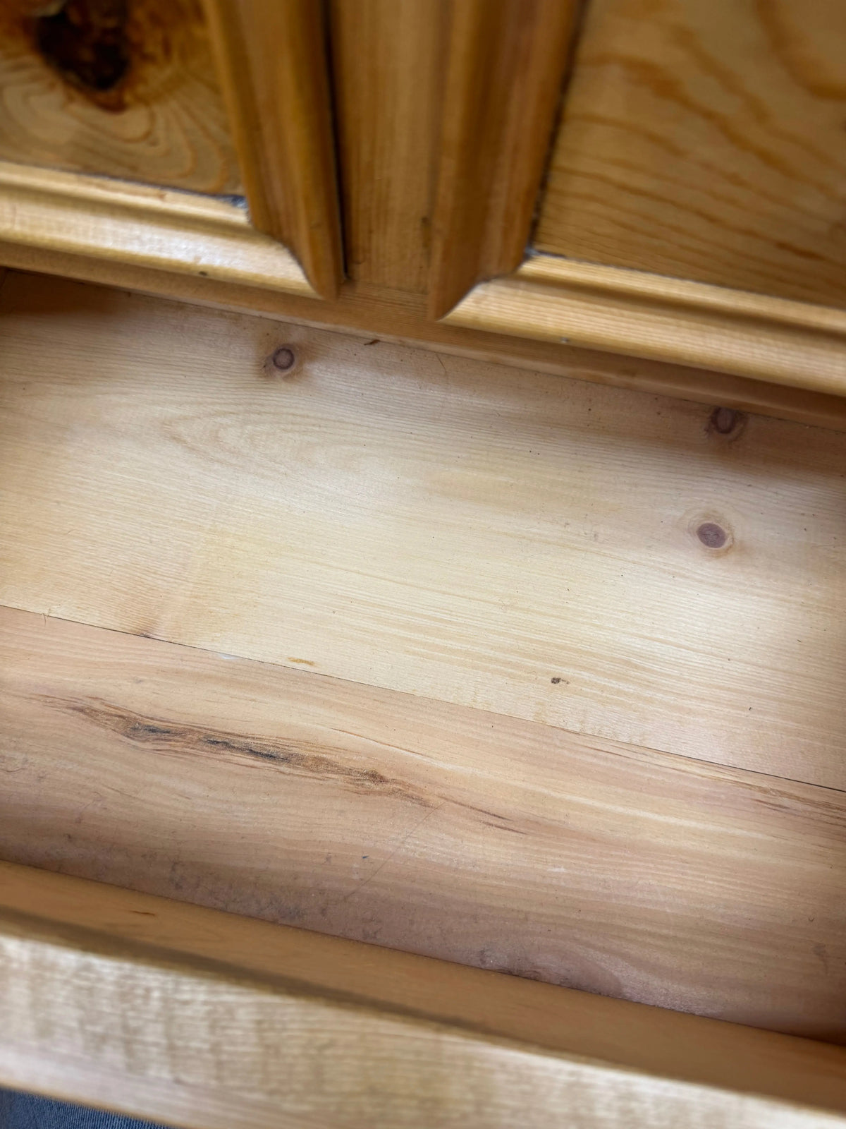 Pair Rustic Pine Bedside Tables Drawers Country Farmhouse Bedside Cabinets RUSTIC WAREHOUSE NORFOLK