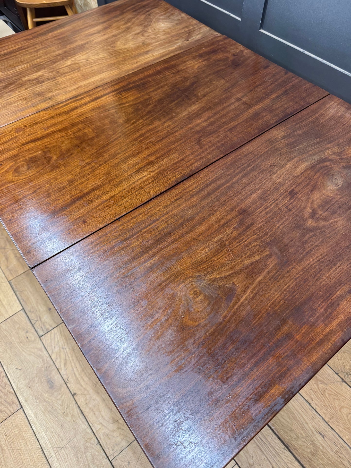 Antique Large Extending Mahogany Side Table / Drop Leaf Sideboard