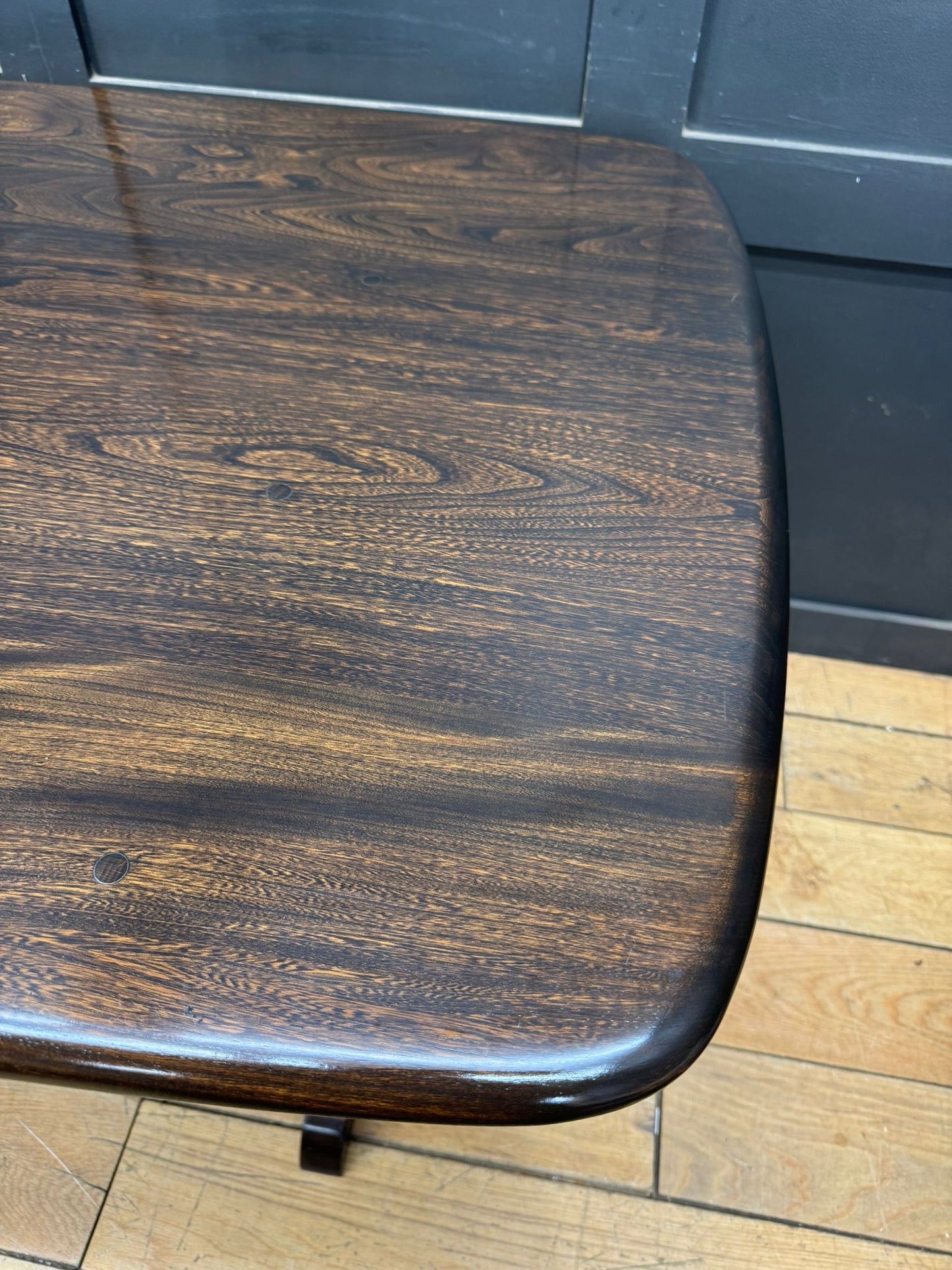 Vintage Ercol Solid Elm Refectory Dining Table – 152cm Long, Kitchen Table