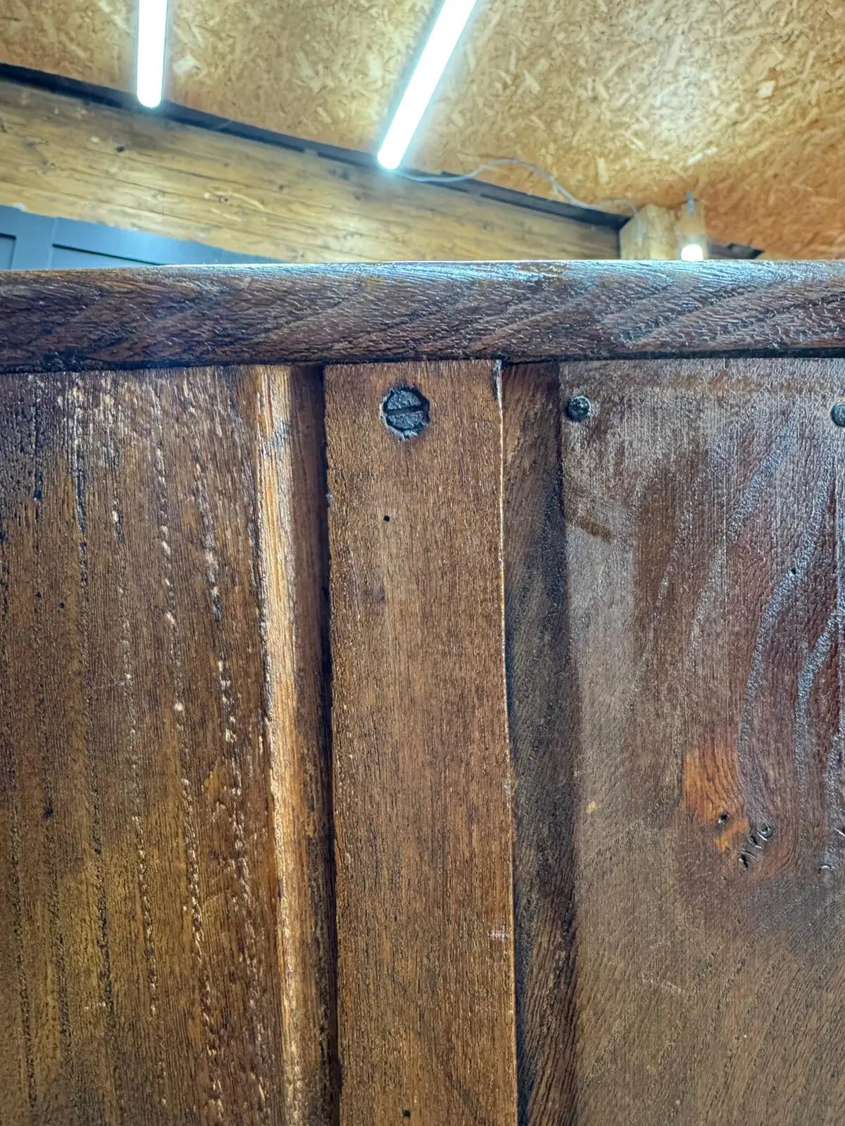 Arts & Crafts Elm Settle Bench Hall Seat Pew Antique Furniture 144cm RUSTIC WAREHOUSE NORFOLK