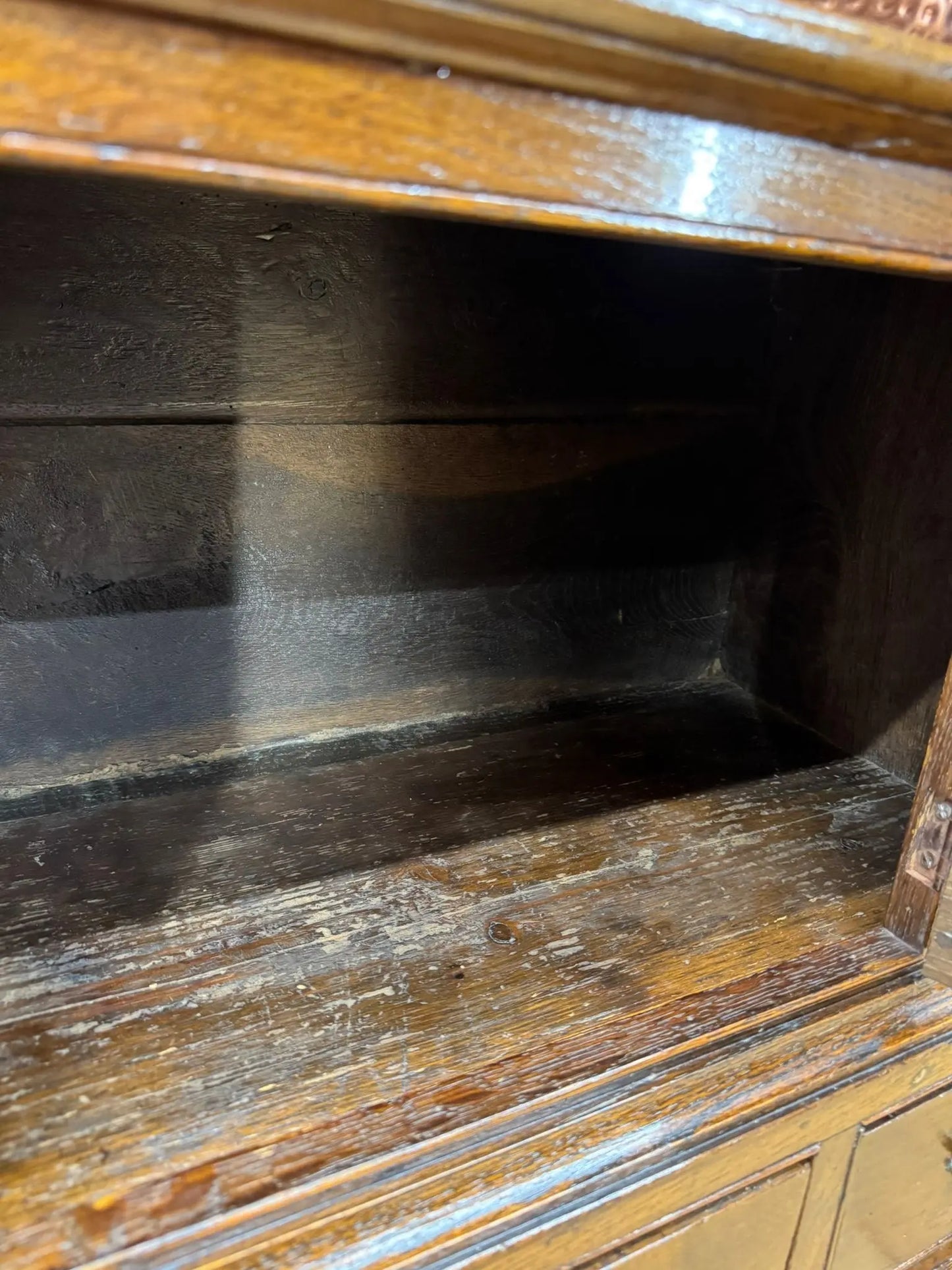Antique Oak Sideboard / 18th Century Oak Cupboard on Stand / TV Stand RUSTIC WAREHOUSE NORFOLK