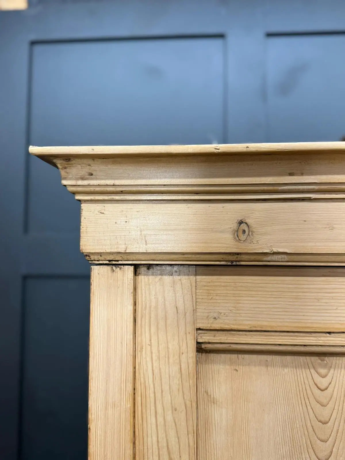Victorian Pine Triple Wardrobe / Knock-Down Linen Press Style RUSTIC WAREHOUSE NORFOLK
