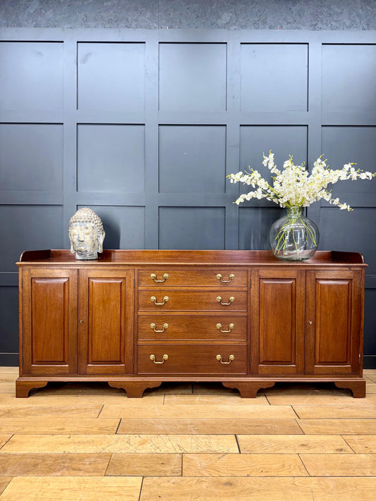 Large Vintage Solid Mahogany Sideboard Cabinet Cupboard /Roger Bacon Collection