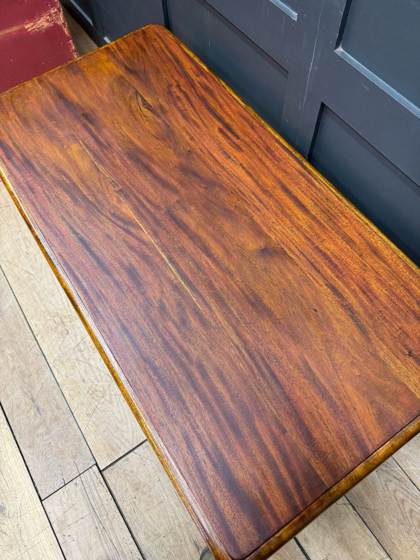 Vintage Mahogany  Coffee Table / Vintage Low Table / Rustic Coffee Side Table