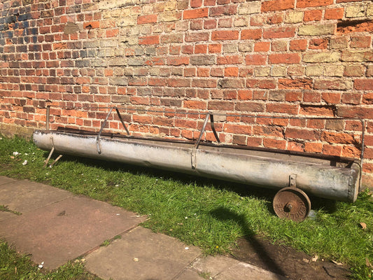 Vintage Large Galvanised Trough Planter Rustic Herb Garden Decoration Ornament