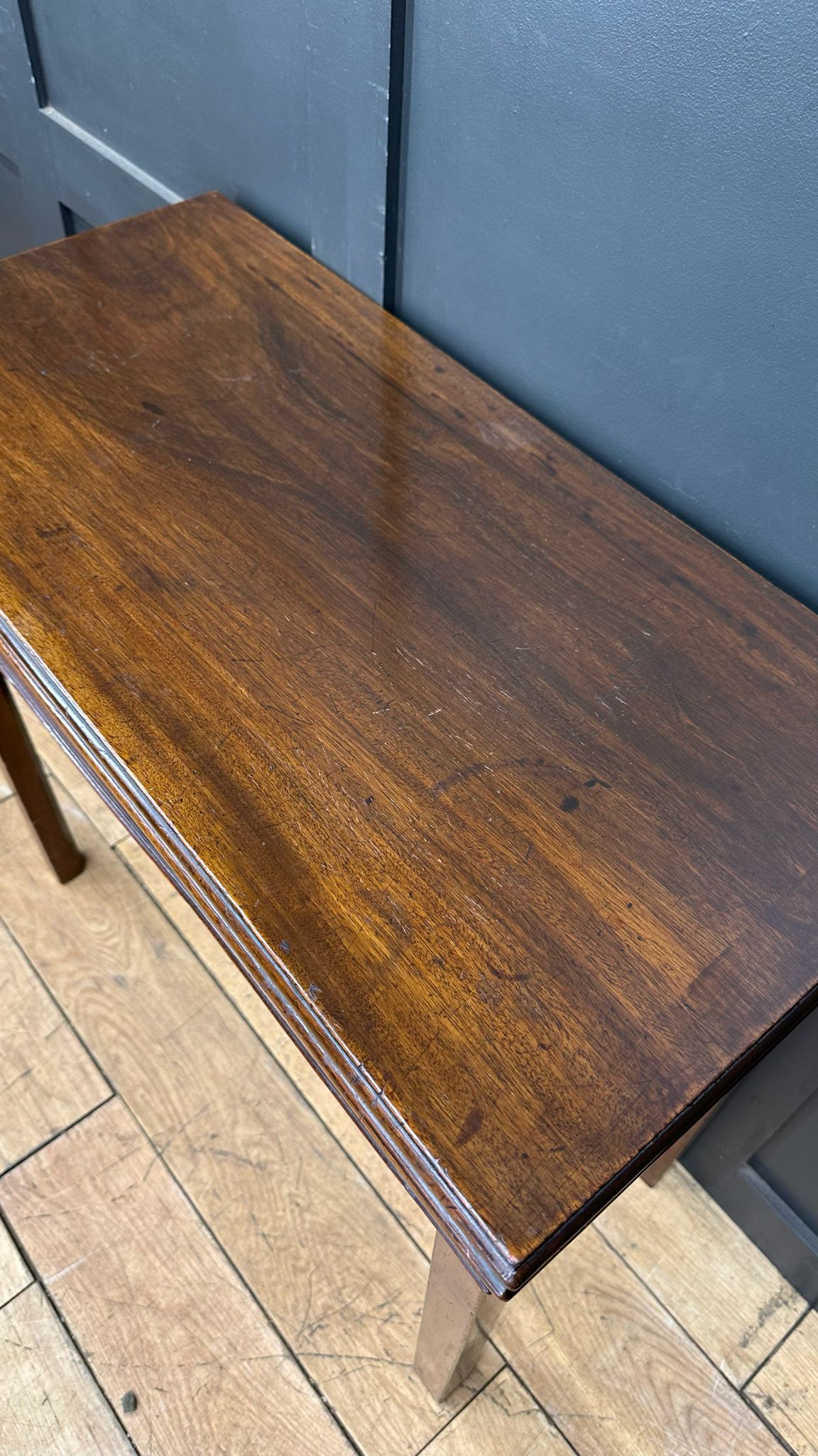 Antique Extending Mahogany Table Games Tea Table / Occasional Side Table