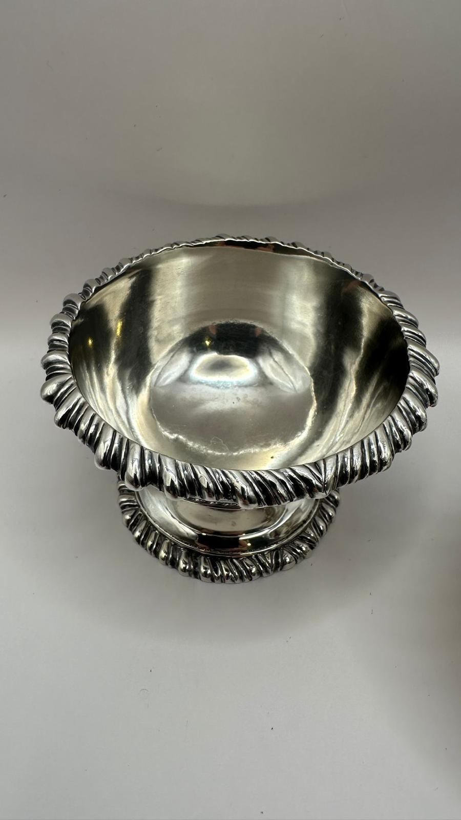 Antique Pair Of Silver Salts Dishes  / Collectible Silver / 1890 Mappin Webb