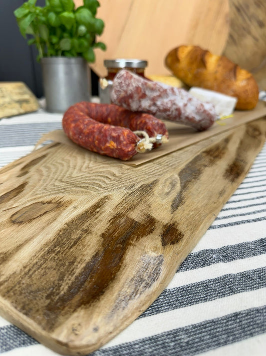 Wooden Chopping Board / Ash Wood/ Antipasti Cheese Sharing Platter / Live Edge