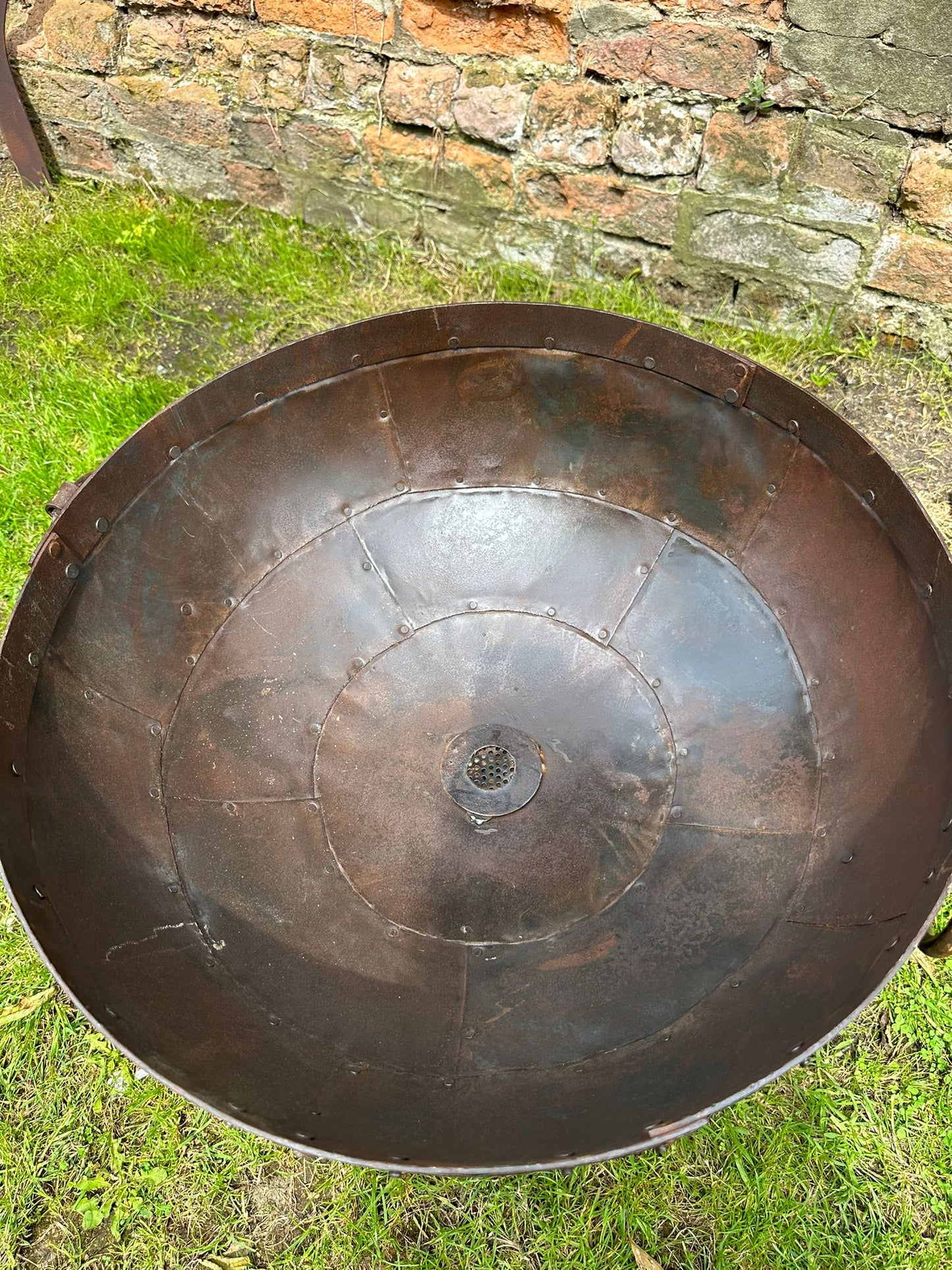 Vintage Style Kadai Fire Bowl Pit BBQ / Camping Cooking Pot / Patio Fire Pit