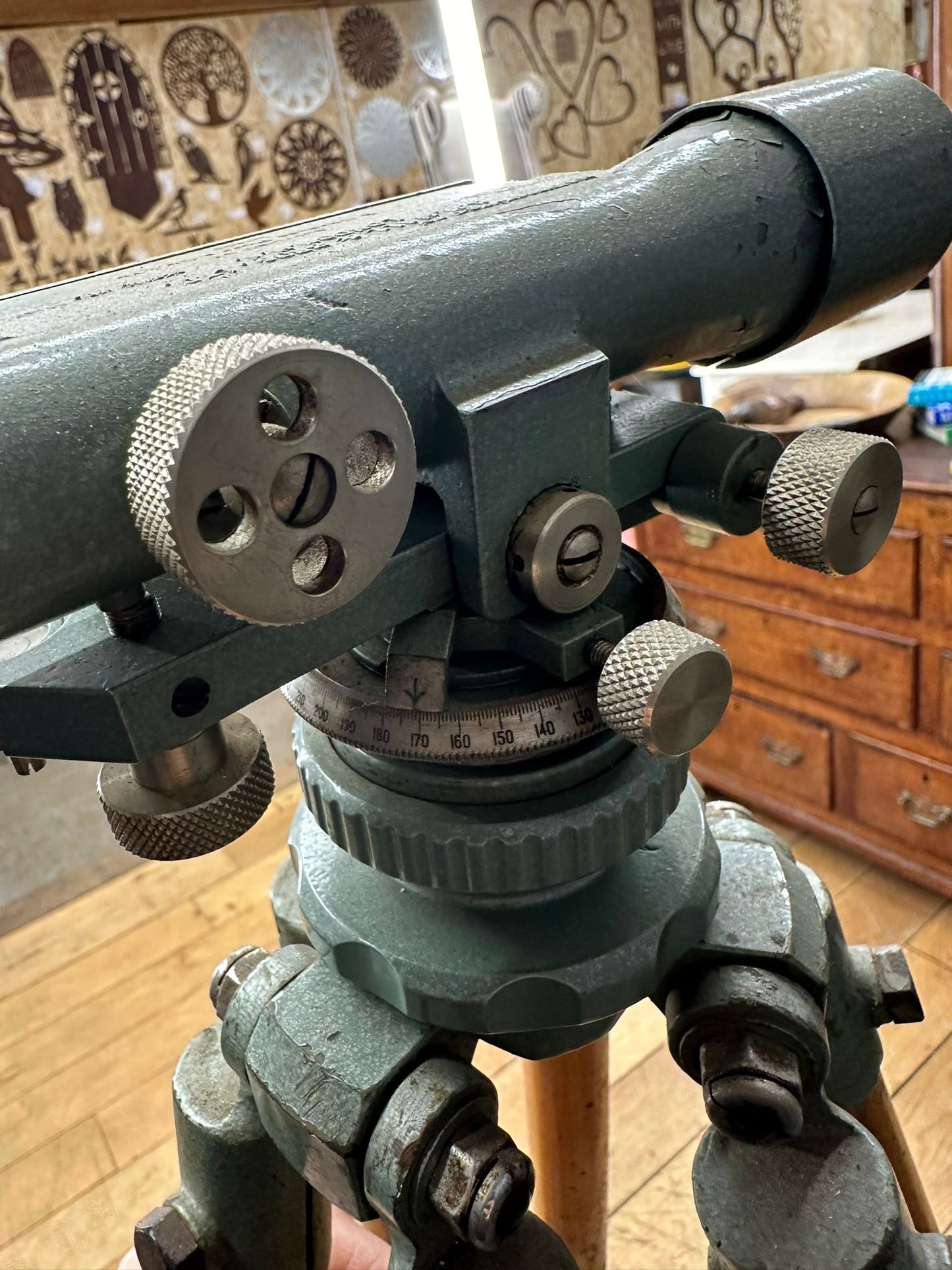 Antique Hall Brothers Theodolite Surveying Instrument Industrial