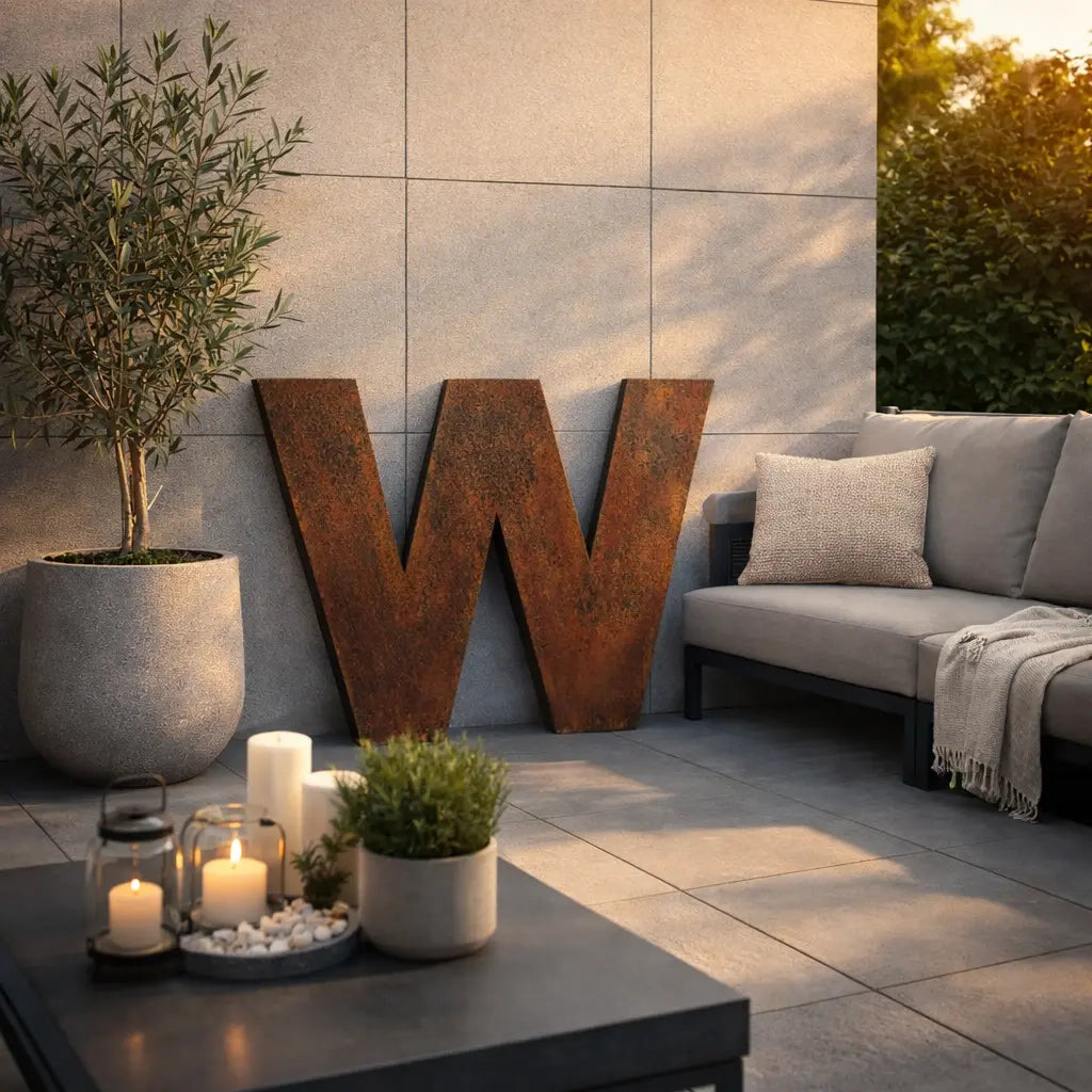 Large 70cm Rusty Metal Letters – XL Industrial Alphabet for Weddings, Home Decor & Shop Signs House Numbers RUSTIC WAREHOUSE NORFOLK