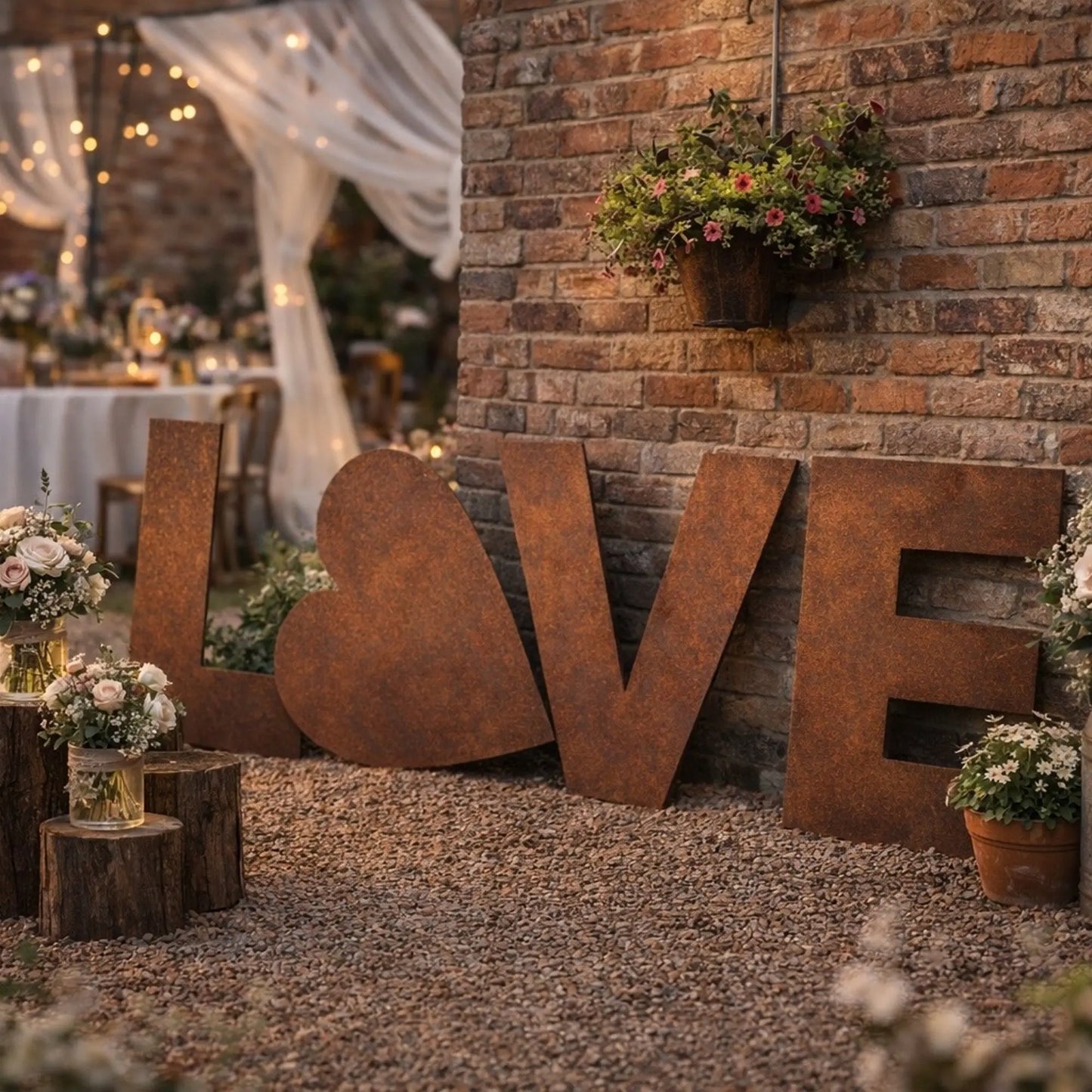 Large 70cm Rusty Metal Letters – XL Industrial Alphabet for Weddings, Home Decor & Shop Signs House Numbers RUSTIC WAREHOUSE NORFOLK
