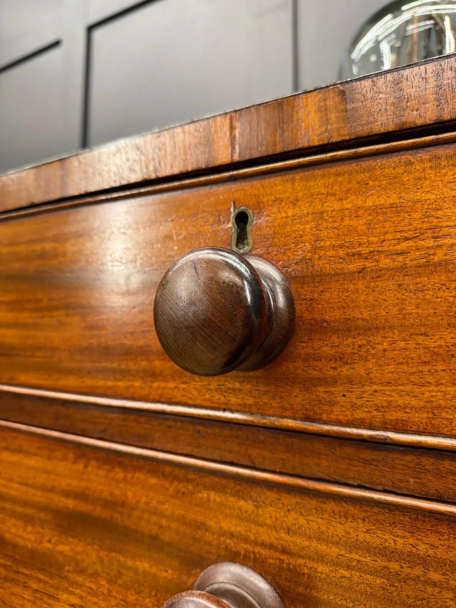 Antique Victorian Mahogany Chest of Drawers Hobbs & Co / Bedroom Storage RUSTIC WAREHOUSE NORFOLK