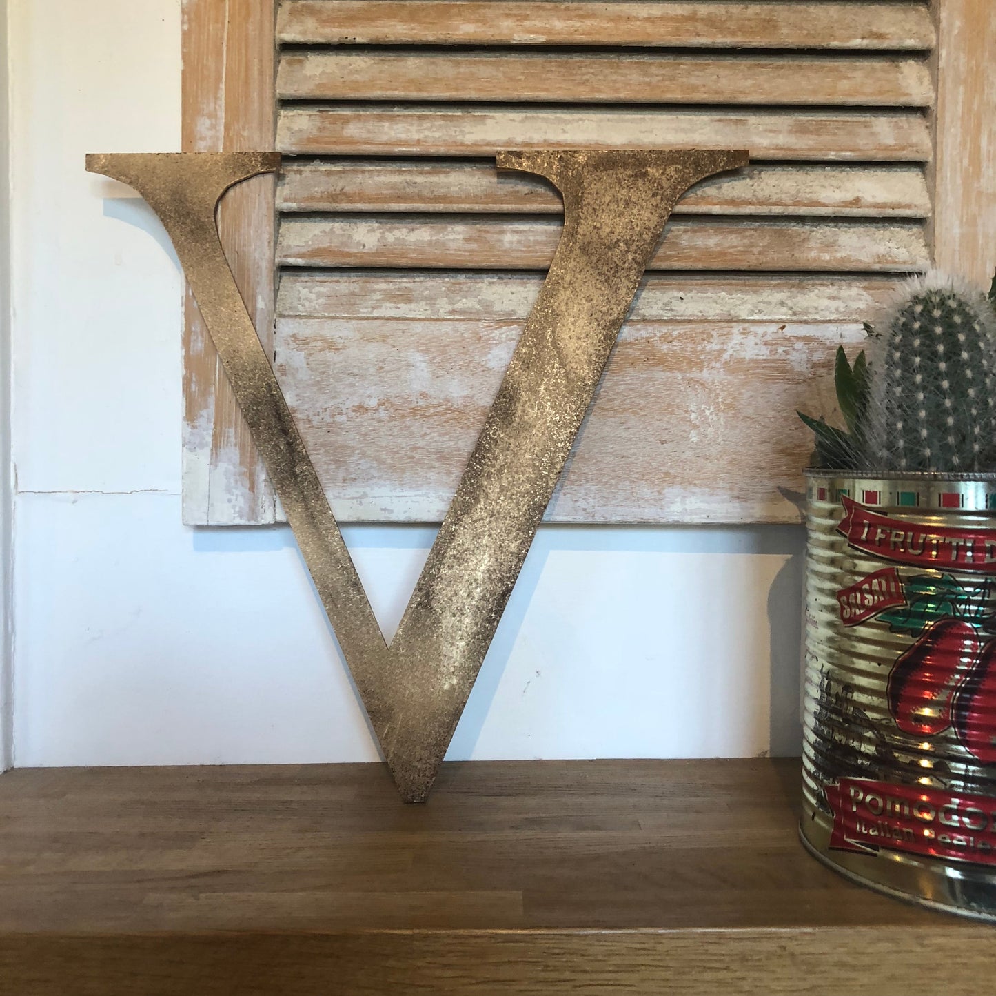 Halloween Decorations 5" or 12" Gold Metal Letters , A-Z , Personalised Gift Present Mantelpiece Decor, Reusable Decorations BOO