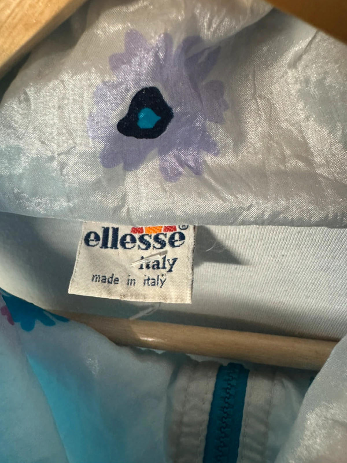 Original Vintage 1980s Womens Ellesse Full Shell suit Tracksuit Top and bottoms