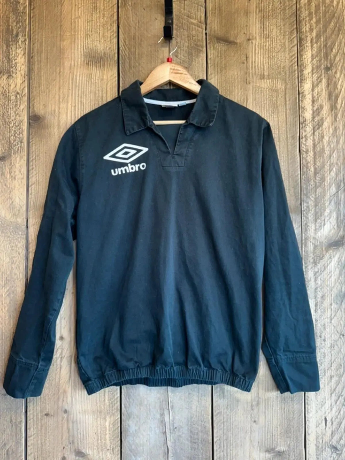 Vintage Umbro Drill Top Jumper Sweater Medium Retro Classic #352