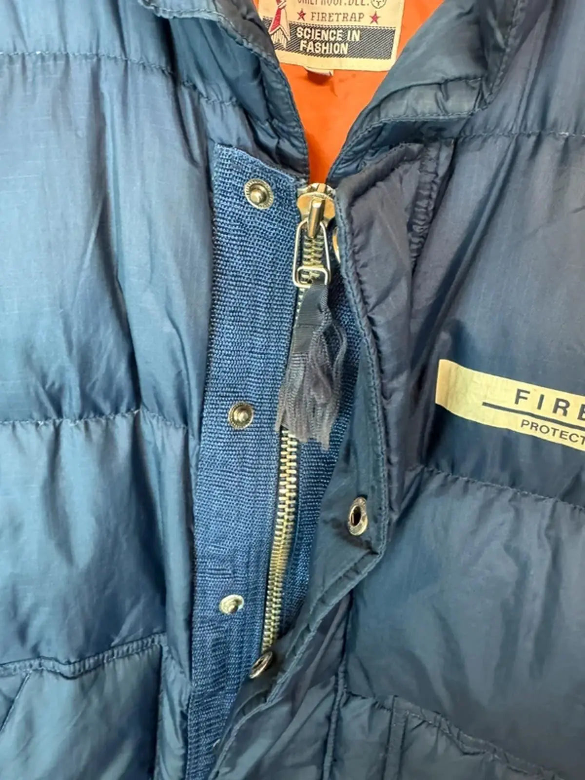 Vintage 1990s Firetrap Puffer Jacket , Bodywarmer , Men’s or women’s Large, #193 Firetrap