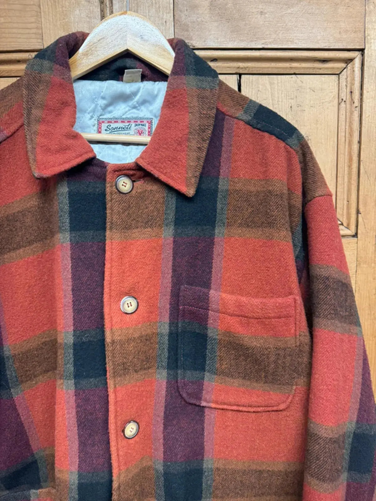 Original Vintage 90s Sonneti Men’s Carpet Coat Jacket XL Sonneti