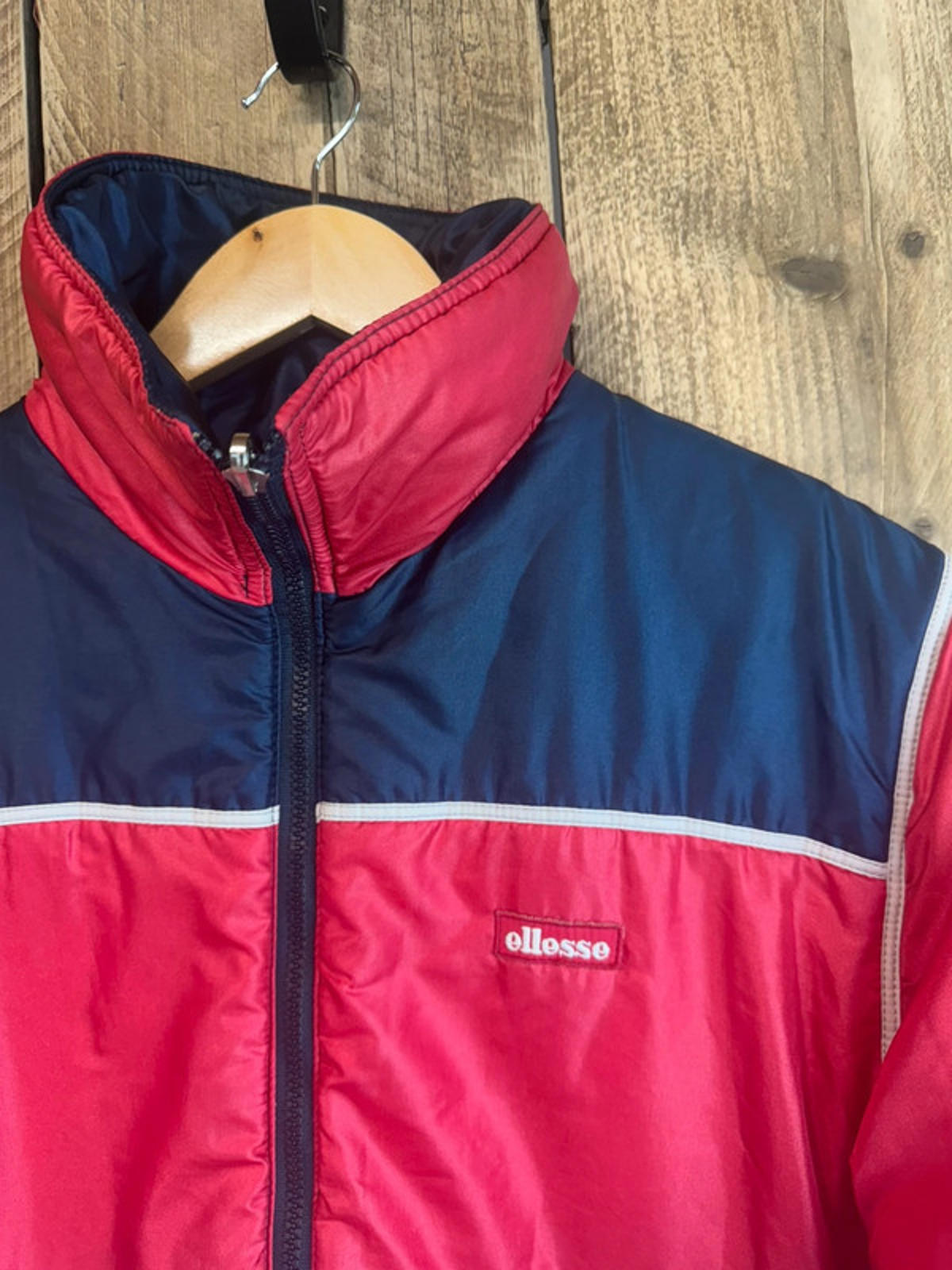 Vintage 1970s Ellesse Reversible Ski Jacket Coat Men’s Medium/Large