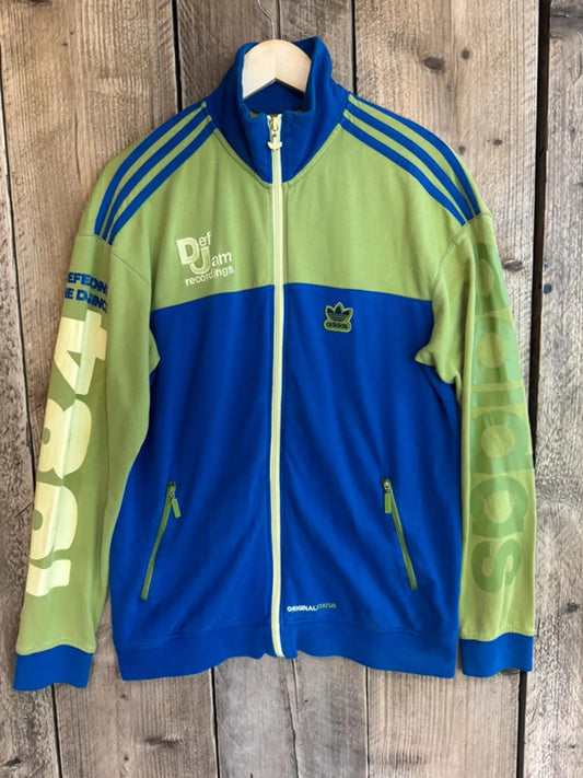 Vintage Adidas Originals Retro Def Jam Recordings Tracksuit Top Medium adidas