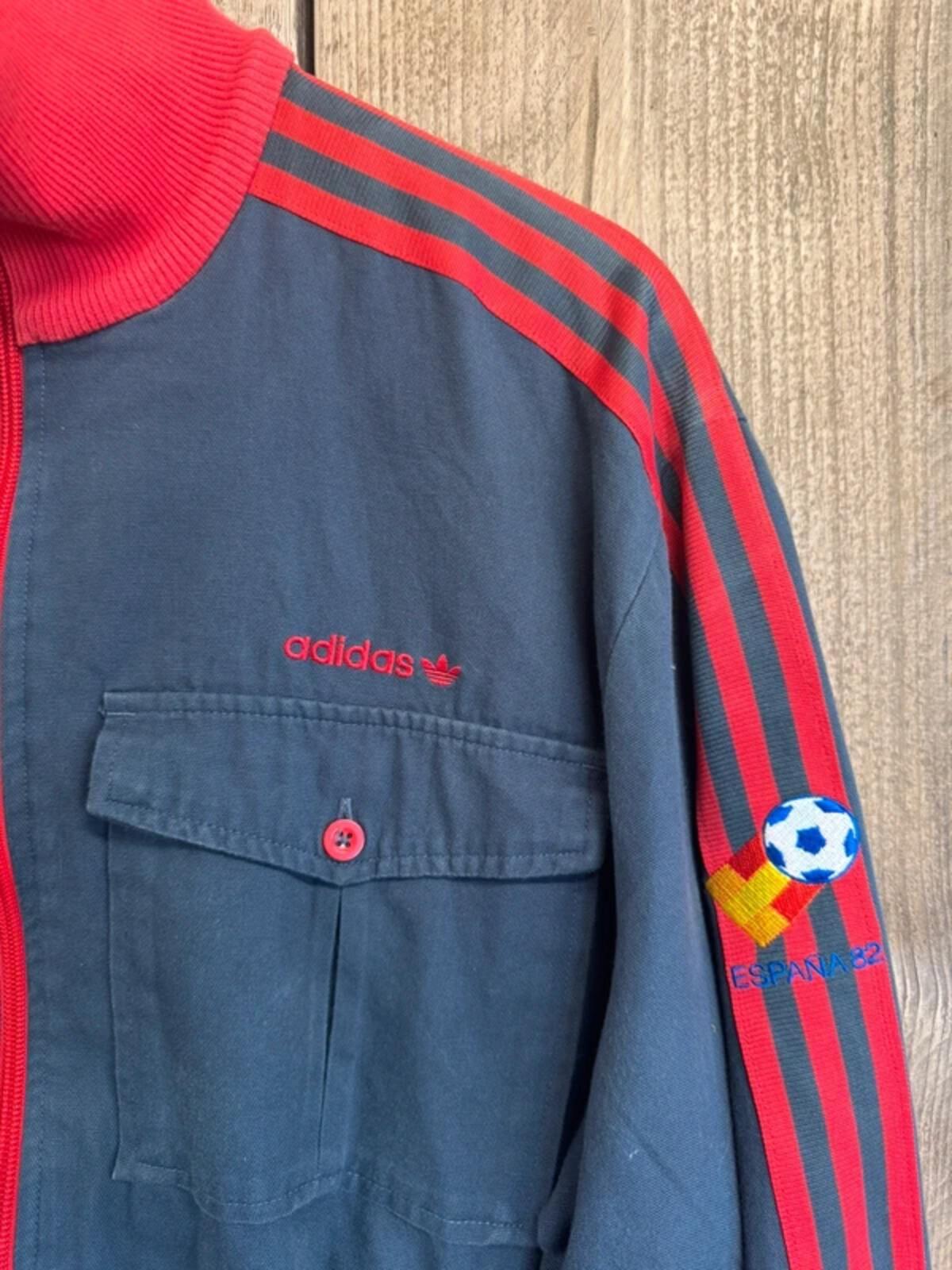 Vintage Adidas Espana 82 Jacket / Tracksuit Top Large World Cup Football #351